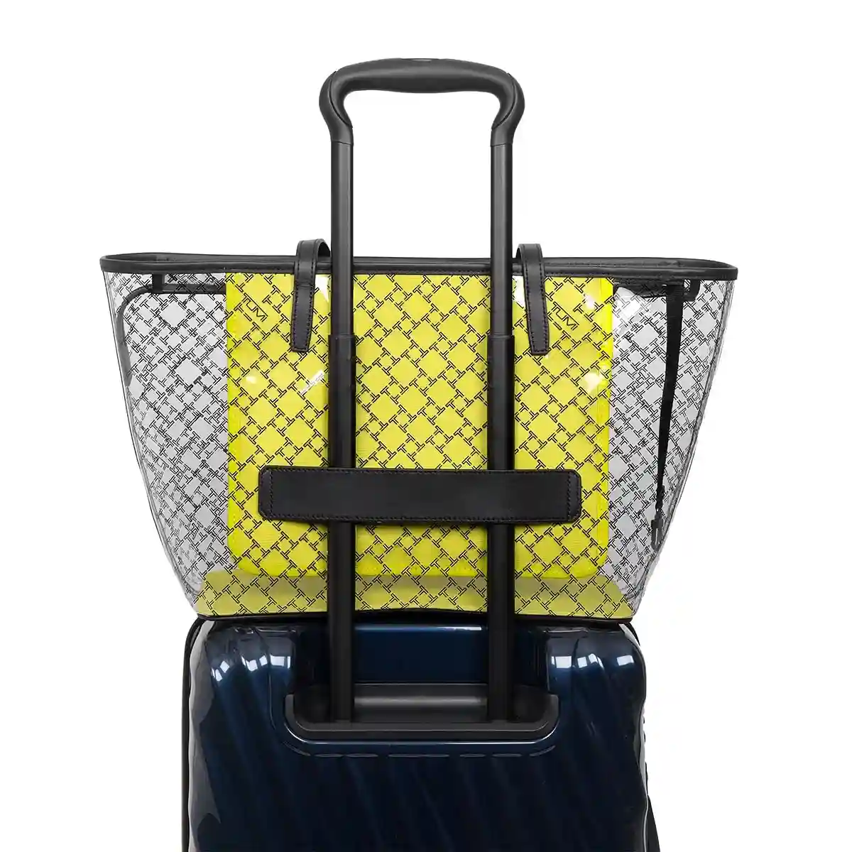 Small Everyday Tote Trans. Bright Lime