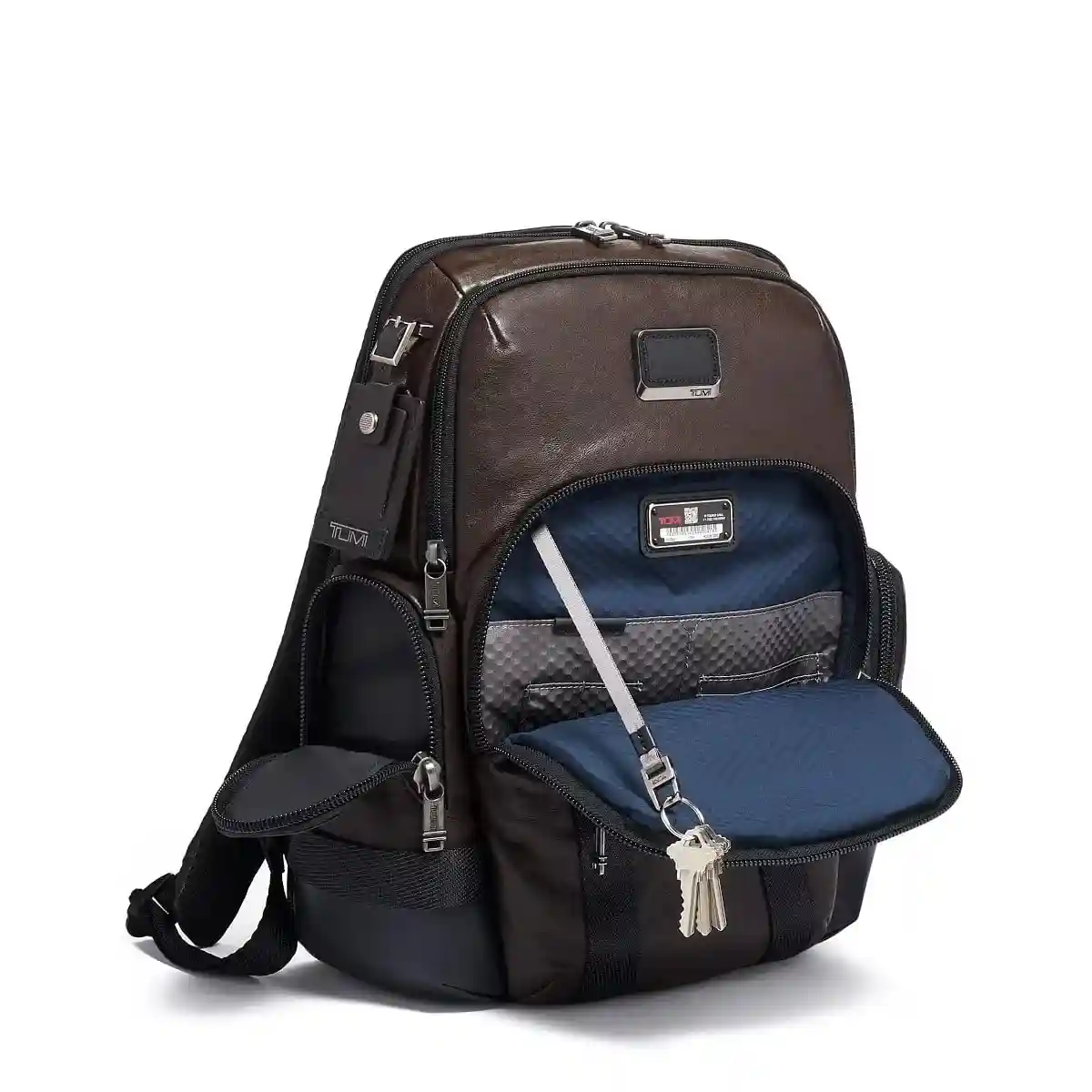 Norman Backpack Leather Dark Brown