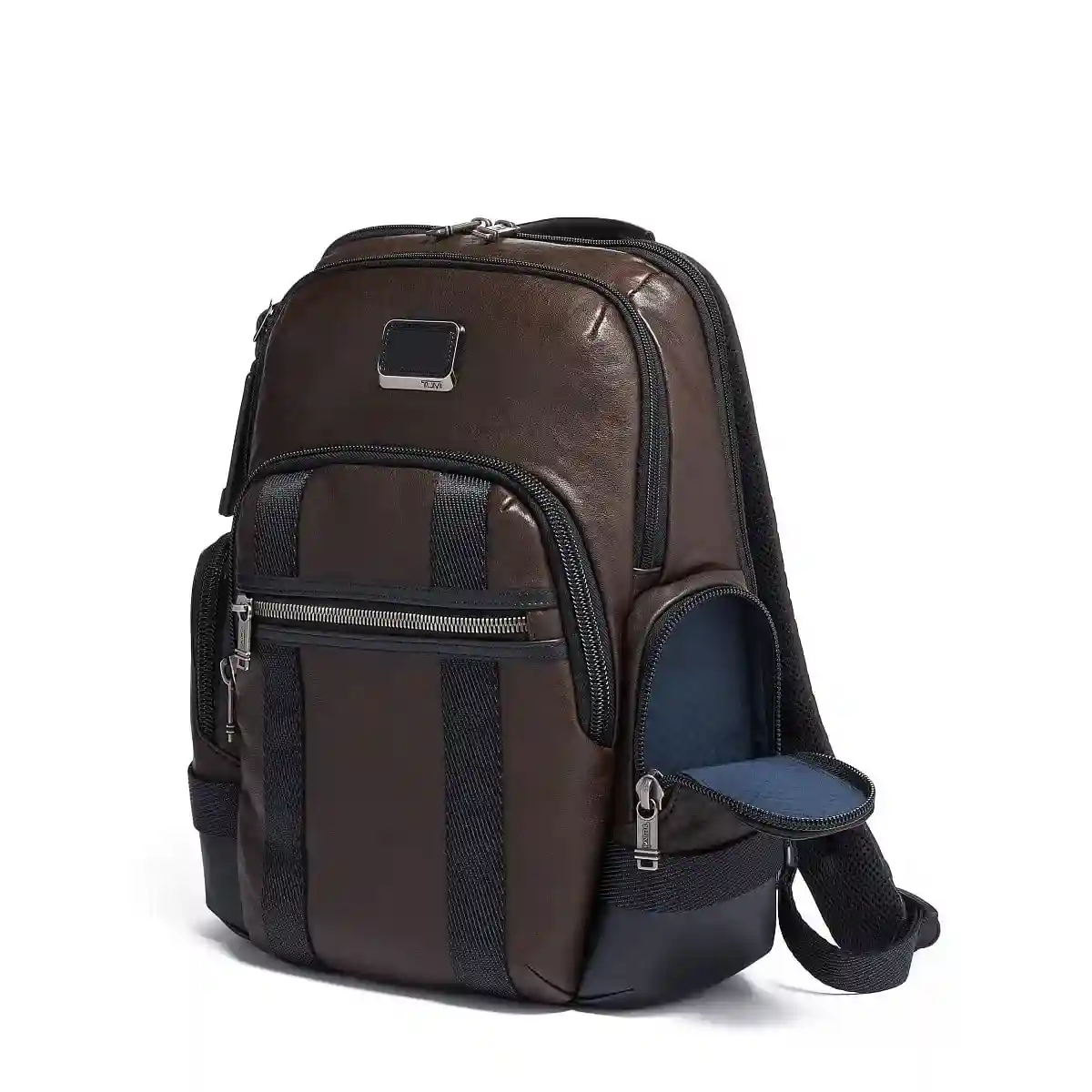 Norman Backpack Leather Dark Brown