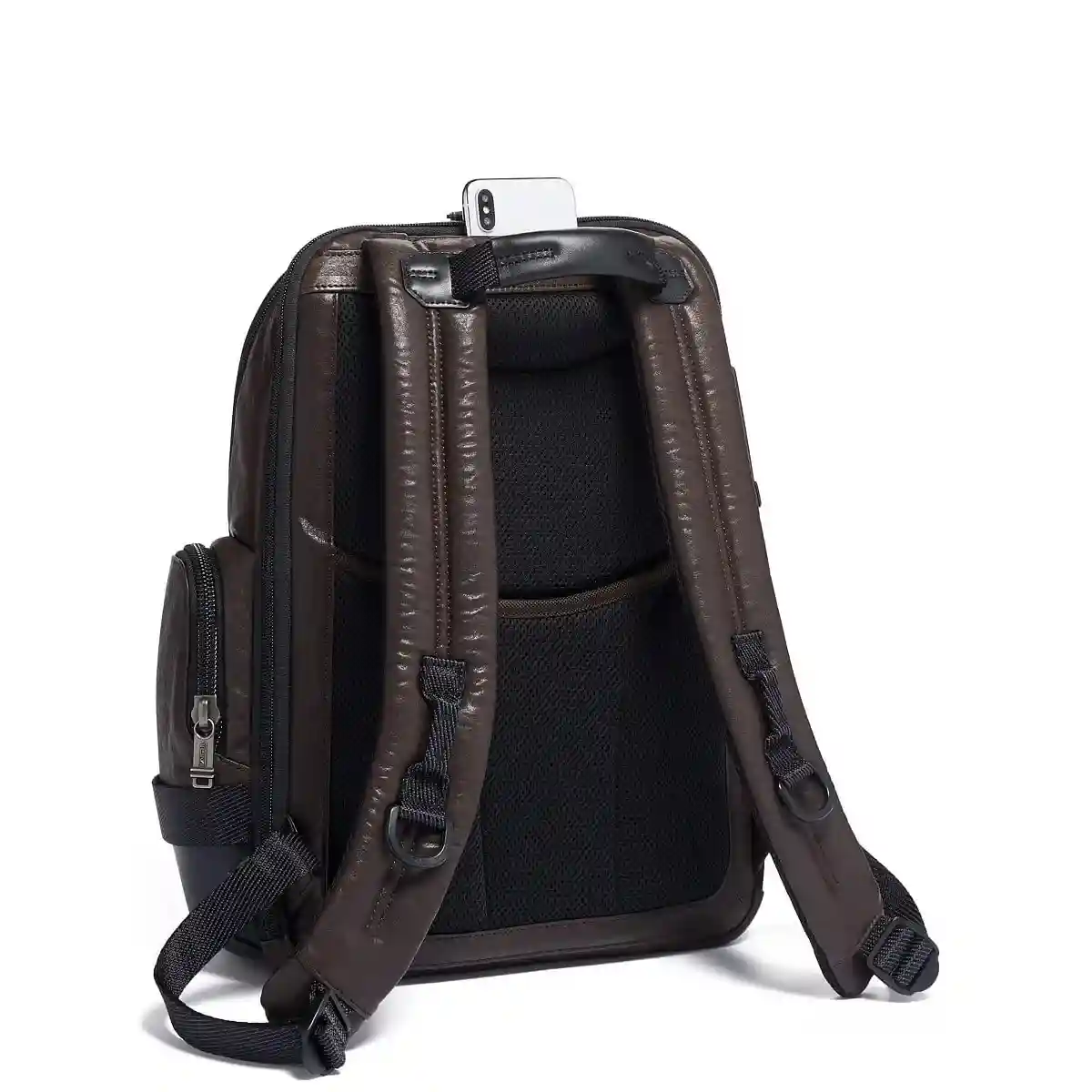 Norman Backpack Leather Dark Brown