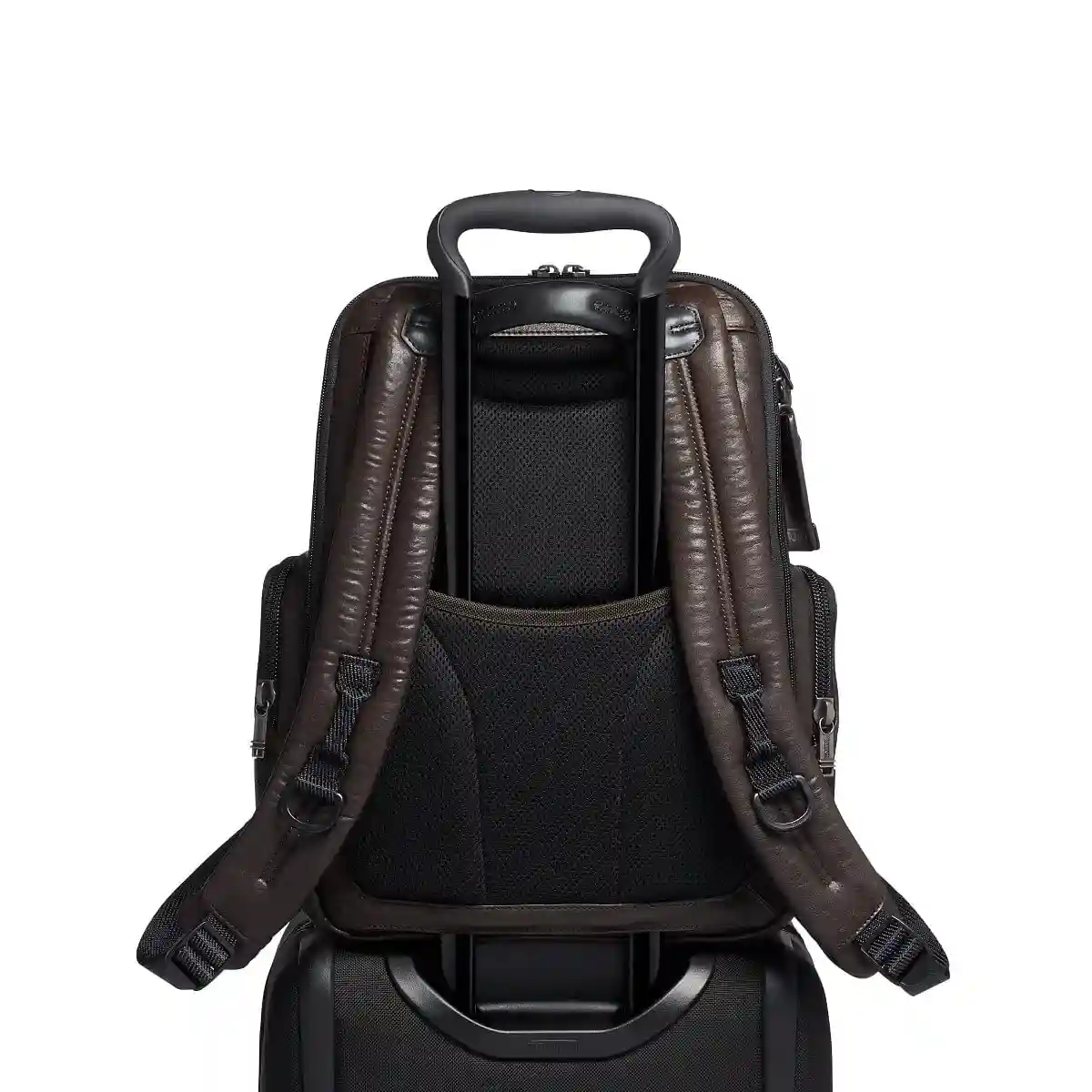 Norman Backpack Leather Dark Brown