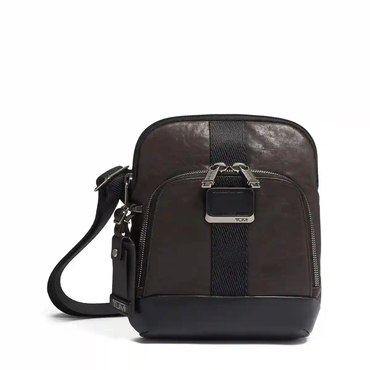 Barksdale Leather Crossbody Dark Brown