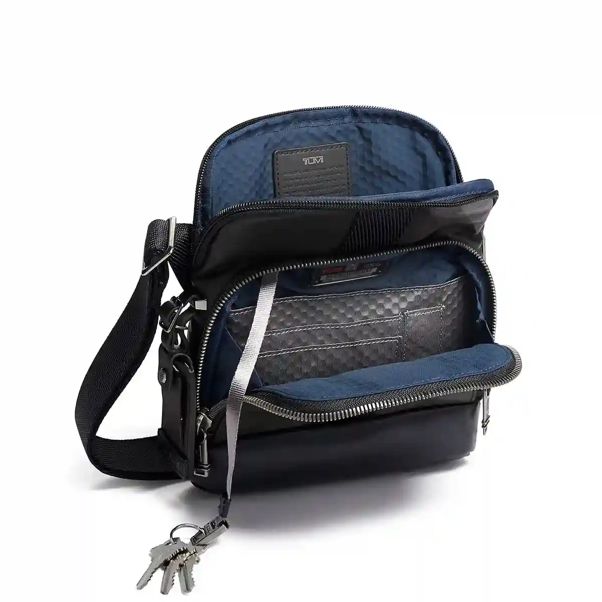 Barksdale Leather Crossbody Black