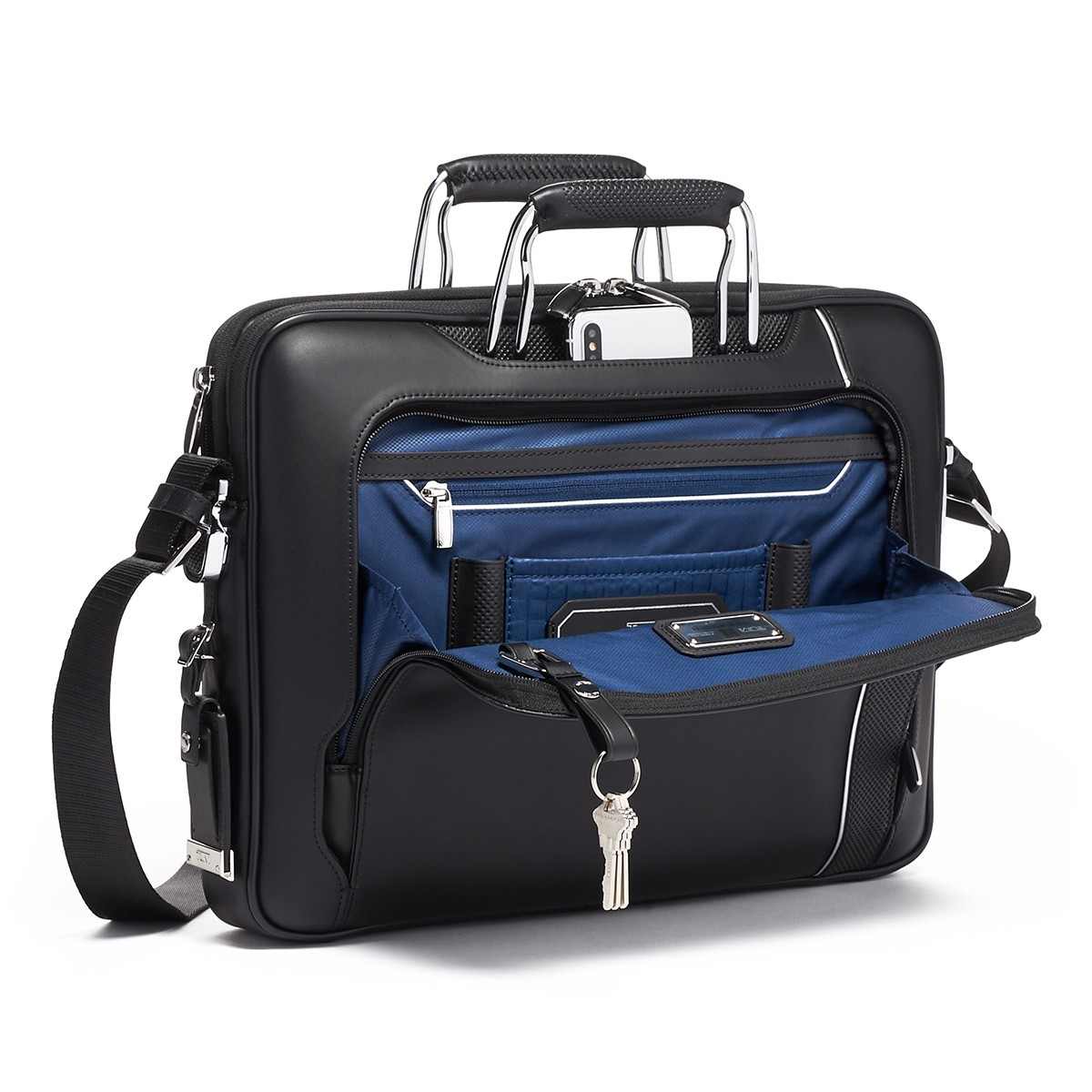Hannover Slim Leather Briefcase