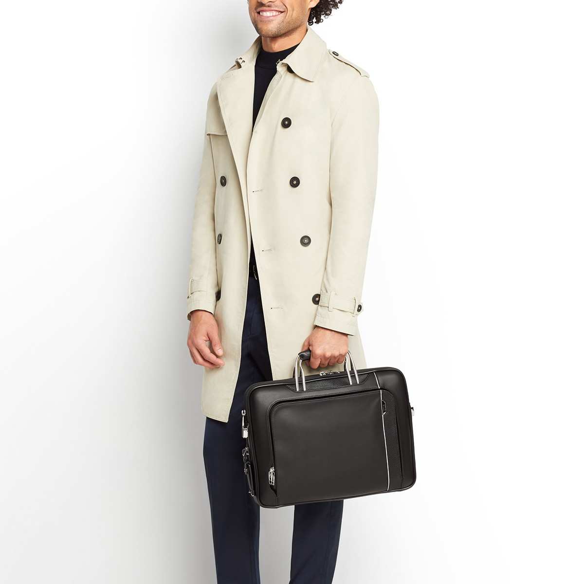 Hannover Slim Leather Briefcase