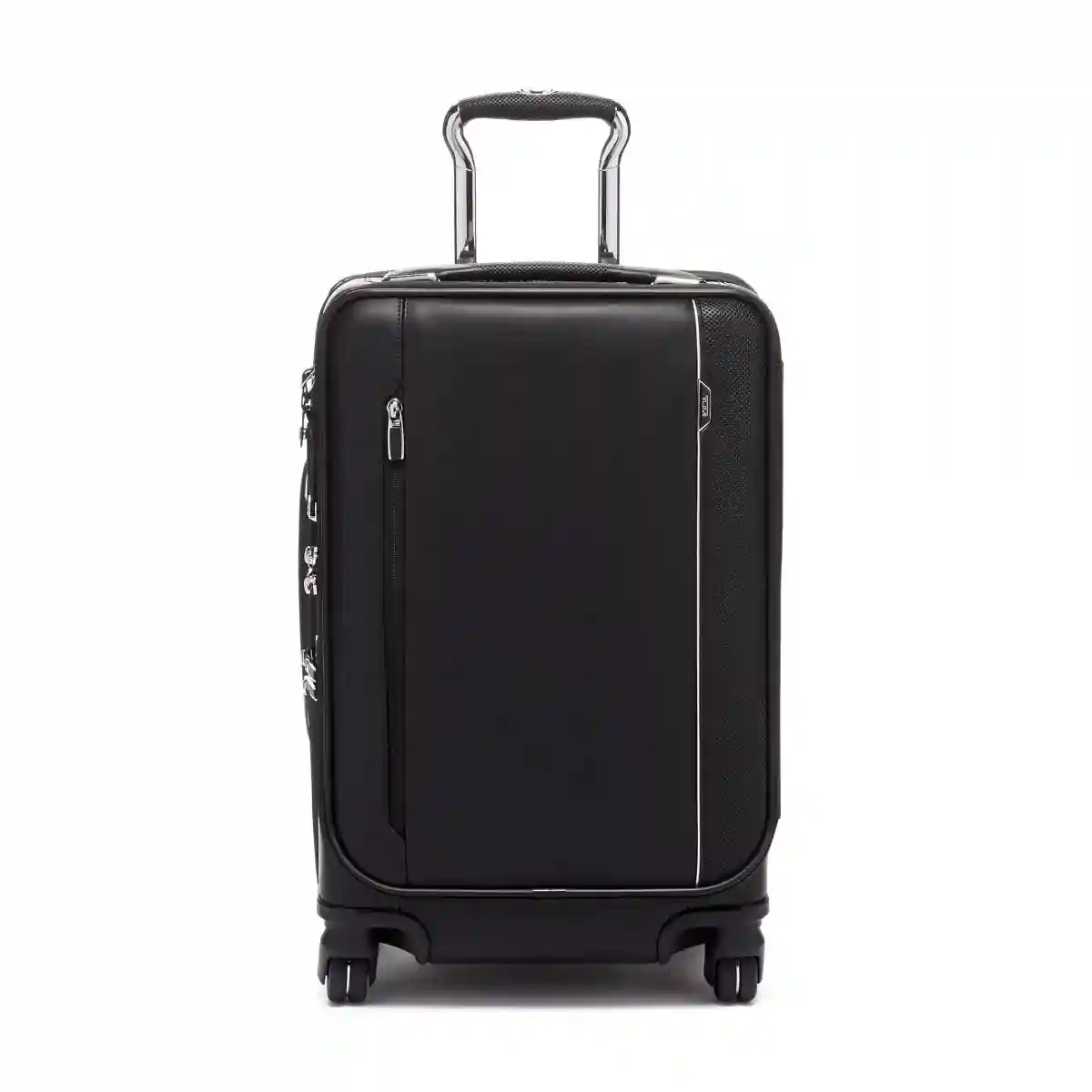 International Dual Access 4 Wheeled Carry-On Leather
