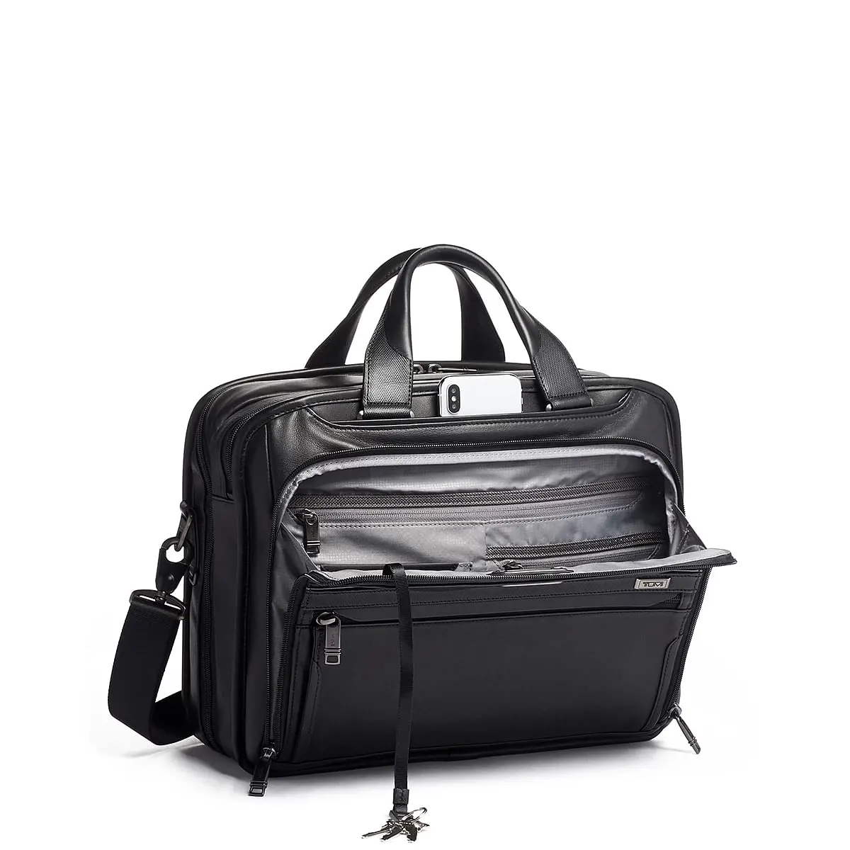 Organizer Leather Briefcase