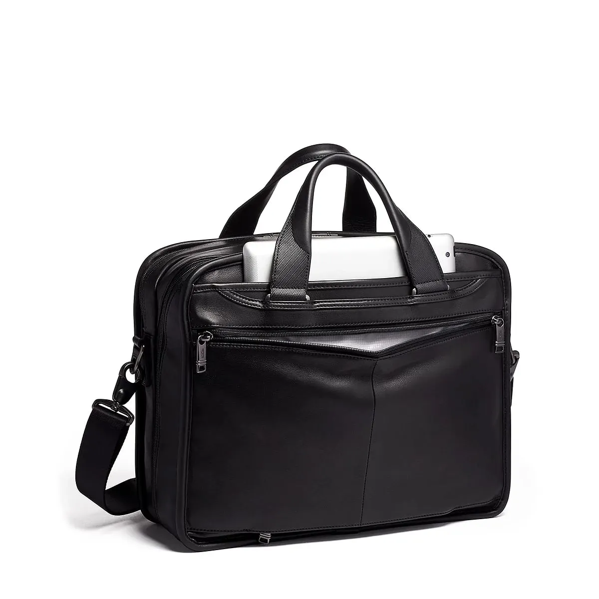 Organizer Leather Briefcase
