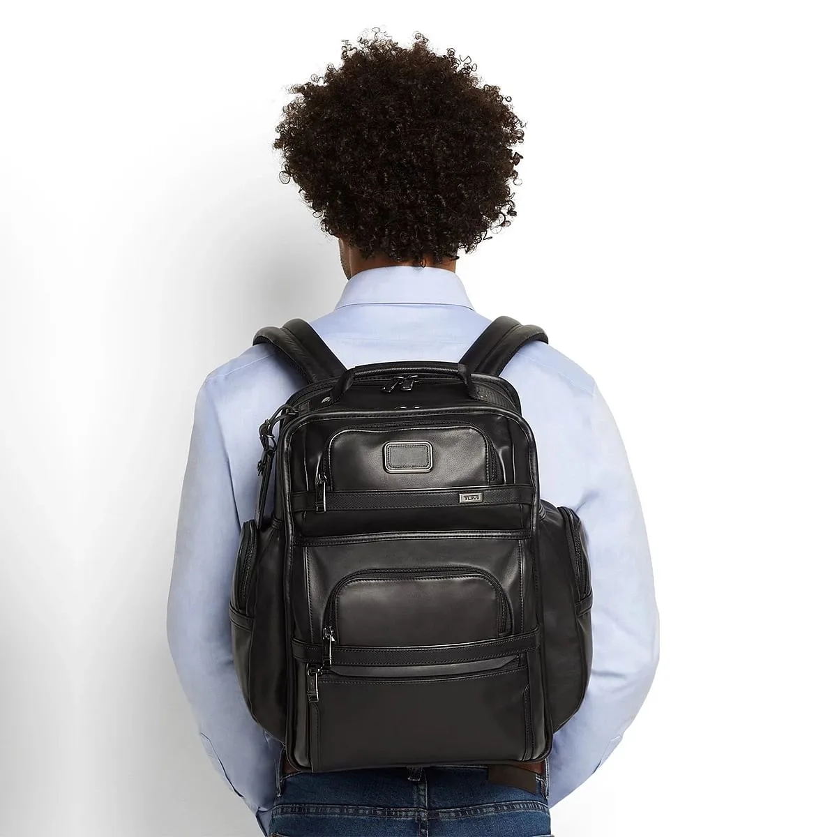 Tumi Brief Pack Leather Backpacks