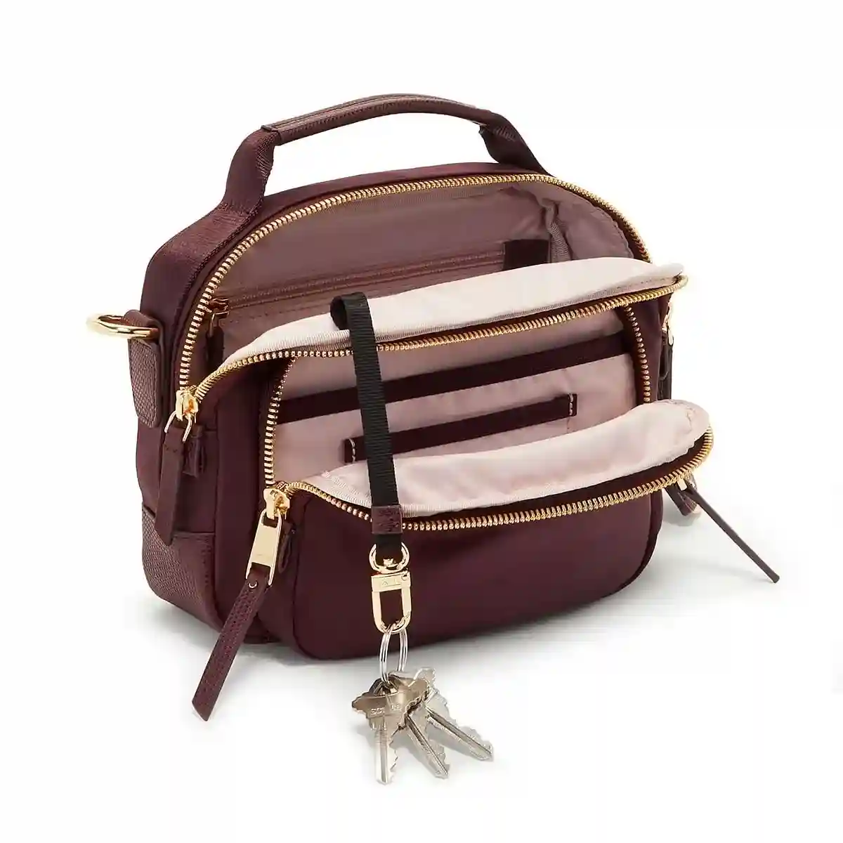 Voyageur Troy Crossbody   Beetroot
