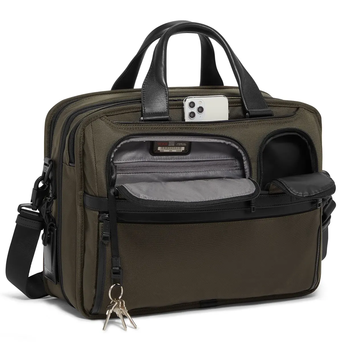 Tumi Alpha Expandable Org Laptop Brief