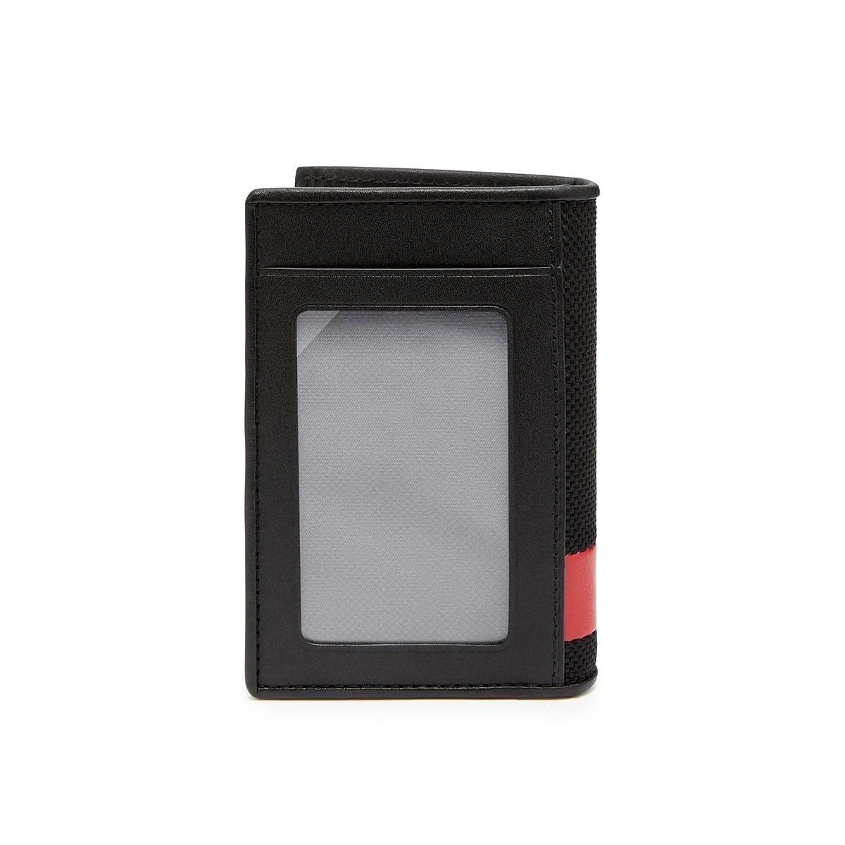 Multi Window Card Case Black/Red