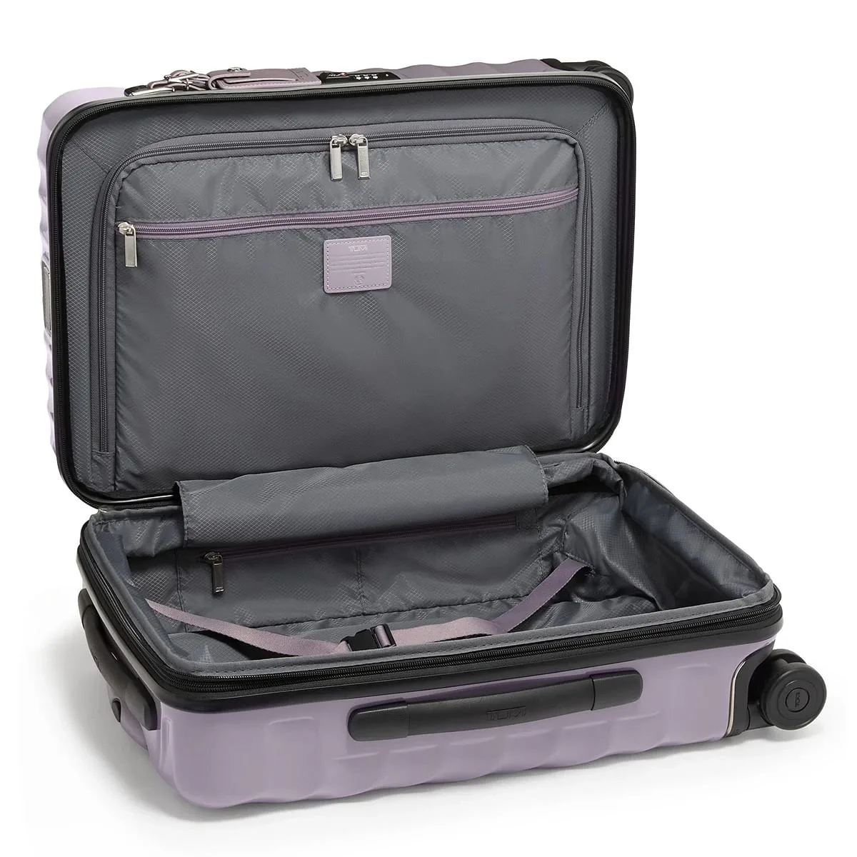 International Expandable 4 Wheeled Carry-On Lilac