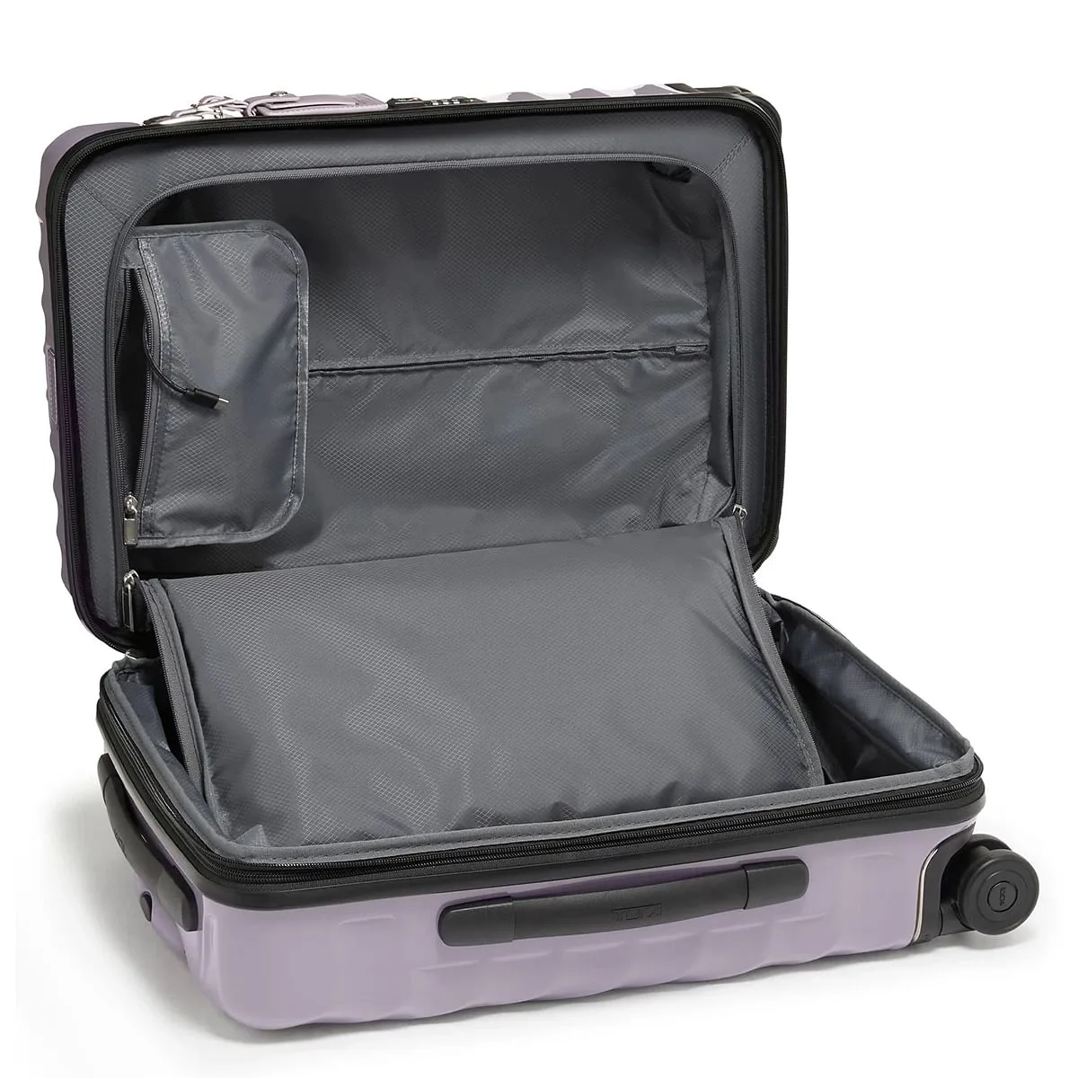 International Expandable 4 Wheeled Carry-On Lilac