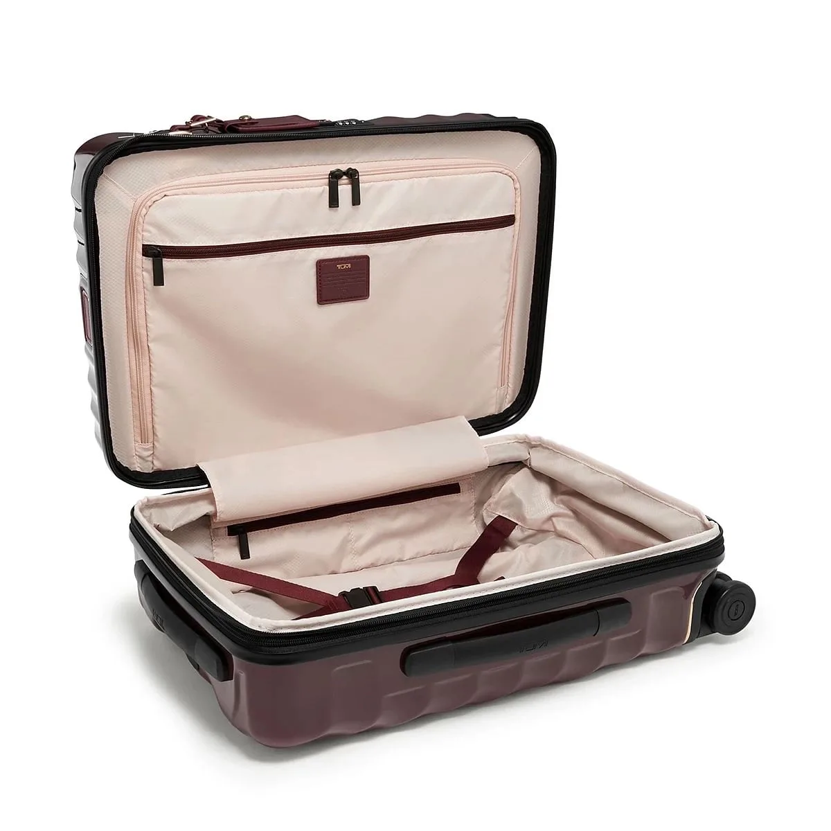 19 Degree International Expandable 4 Wheeled Carry-On Beetroot