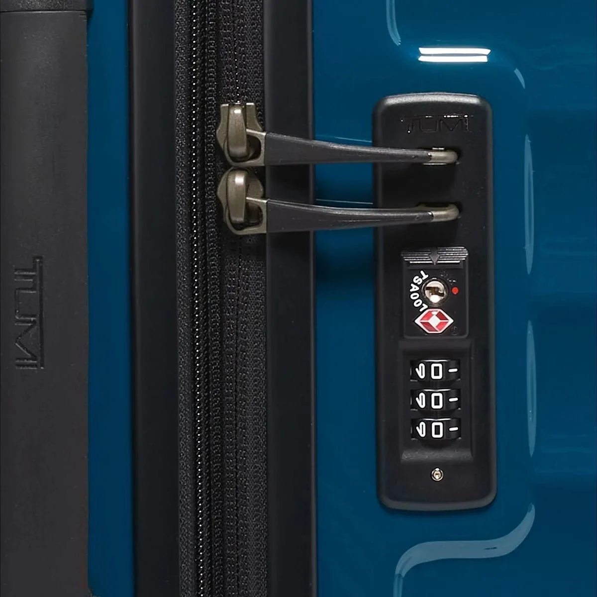 Extended Trip Expandable 4 Wheeled Packing Case Checked Luggage Dark Turquoise