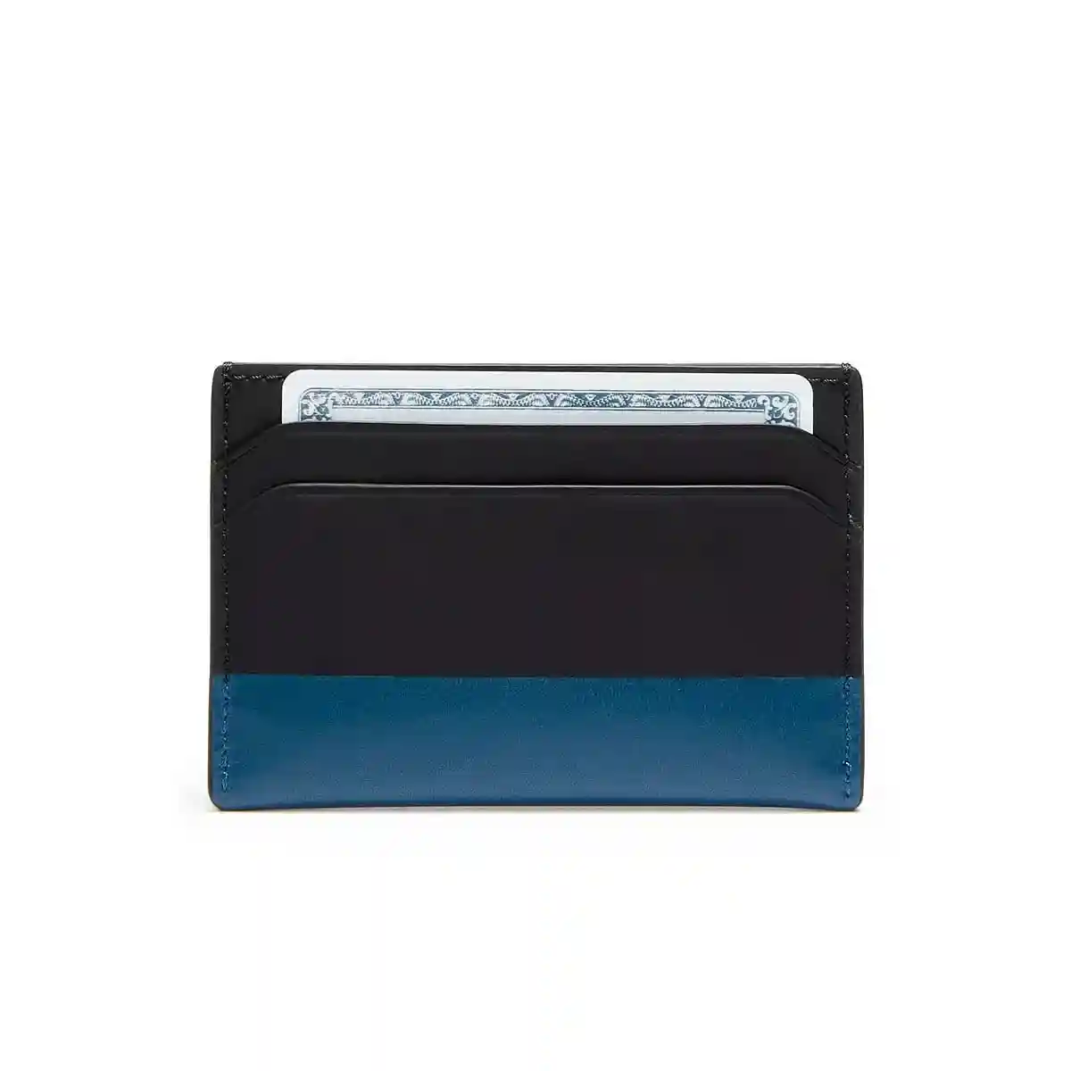 Slim Card Case Turquoise/Black