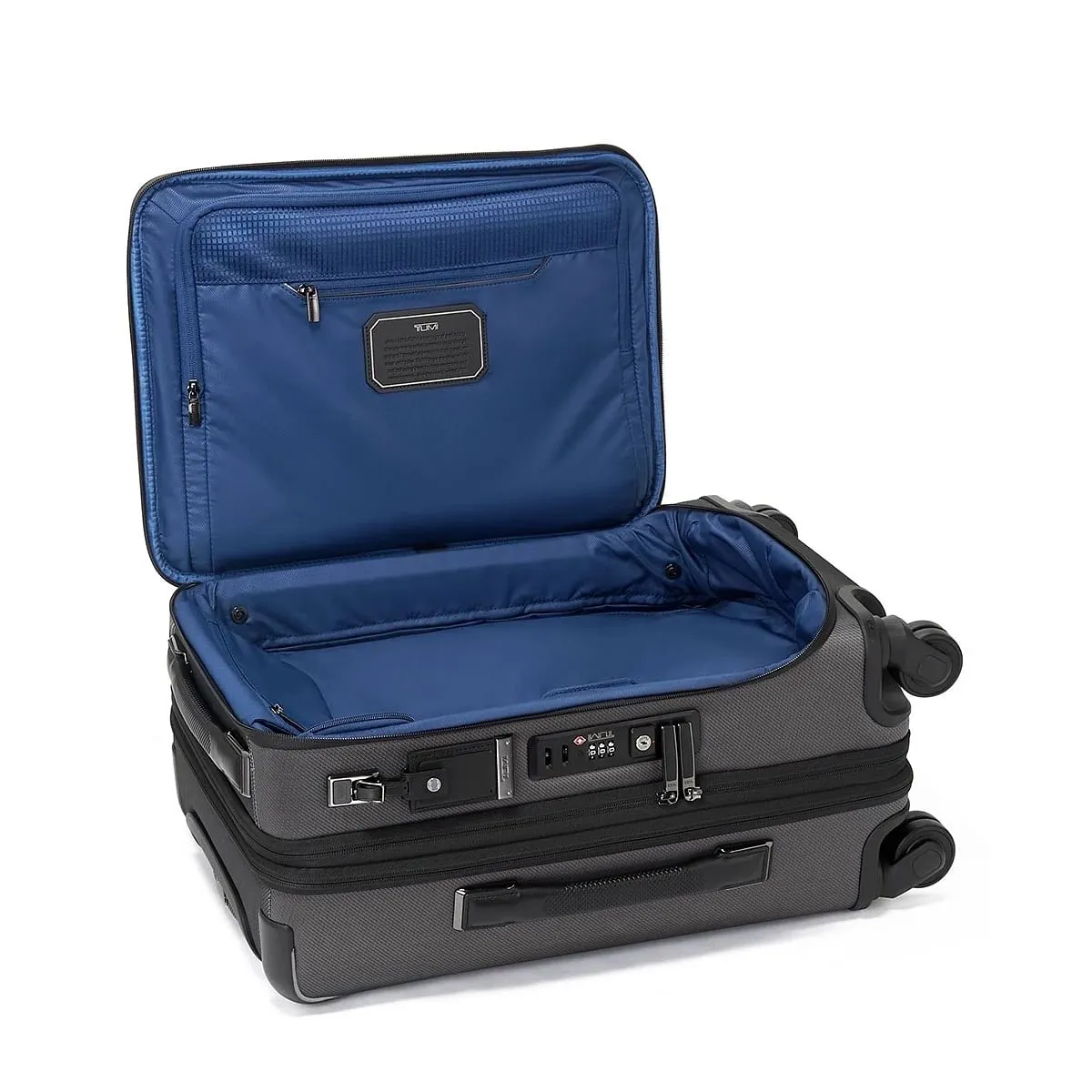 International Dual Access 4 Wheeled Carry-On TiTanium Grey