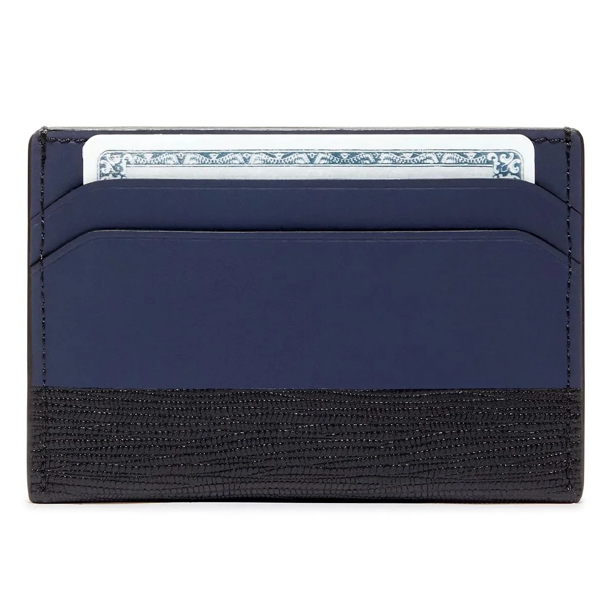 Slim Card Case Navy/Black