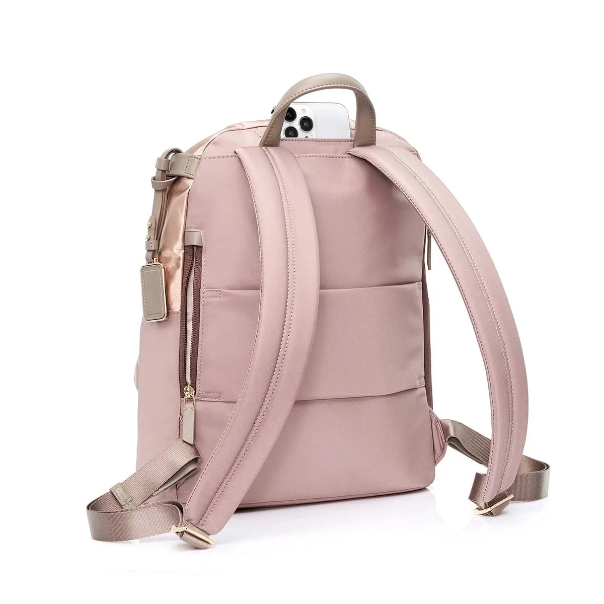 Voyageur Harper Backpack   Metallic Pink