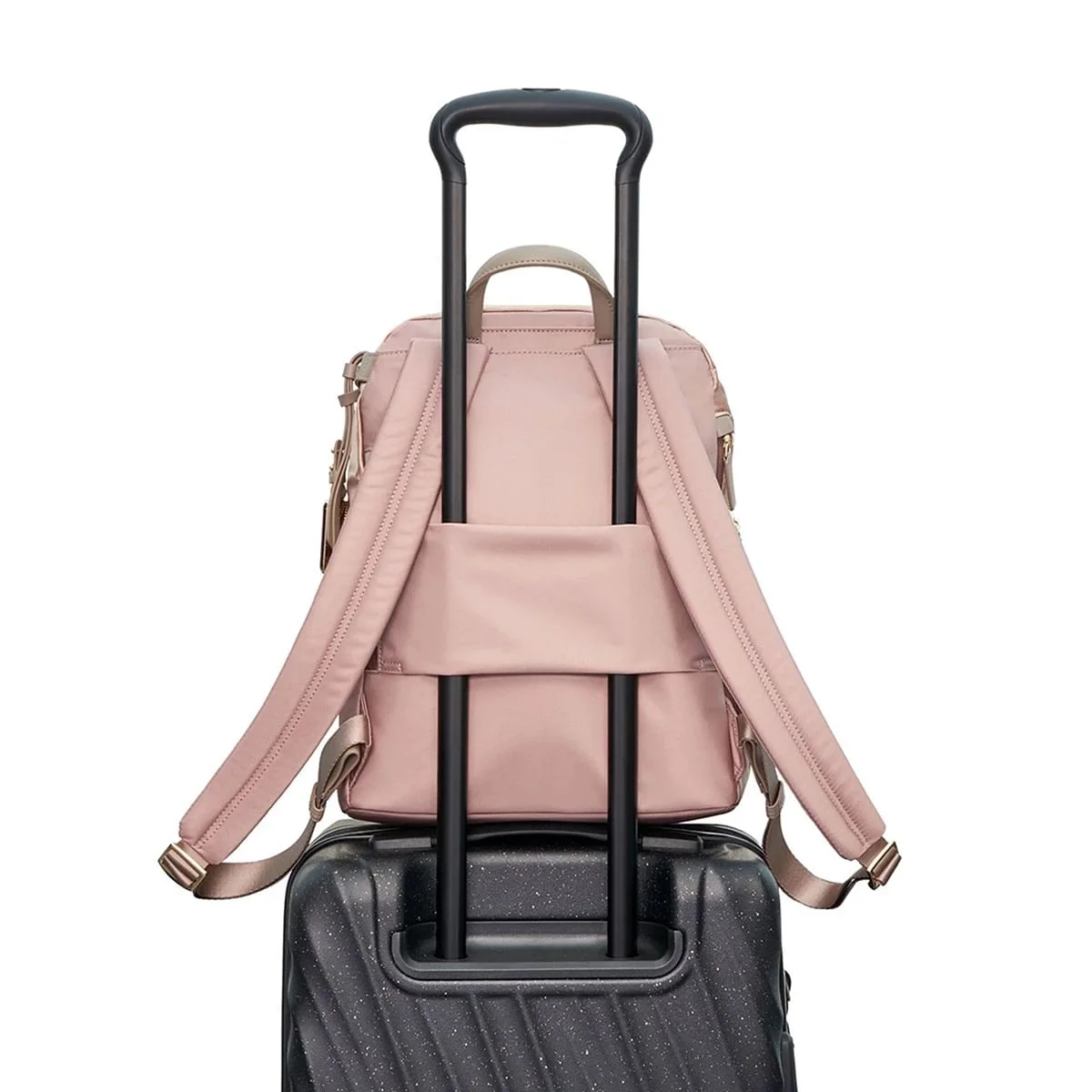 Voyageur Harper Backpack   Metallic Pink