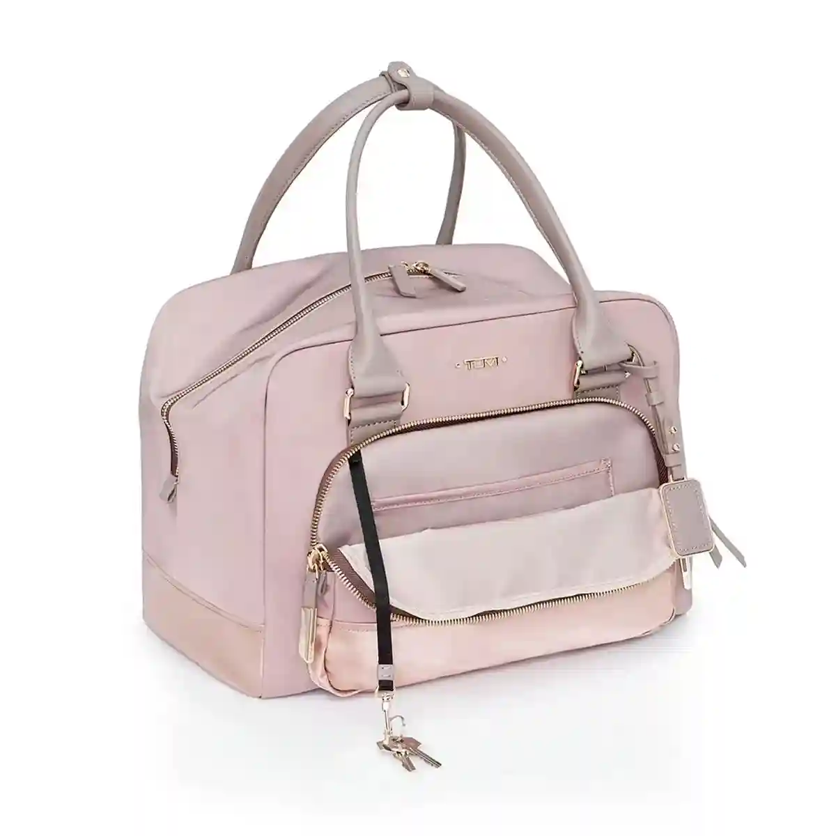 Voyageur Adrian Carryall Tote Metallic Pink