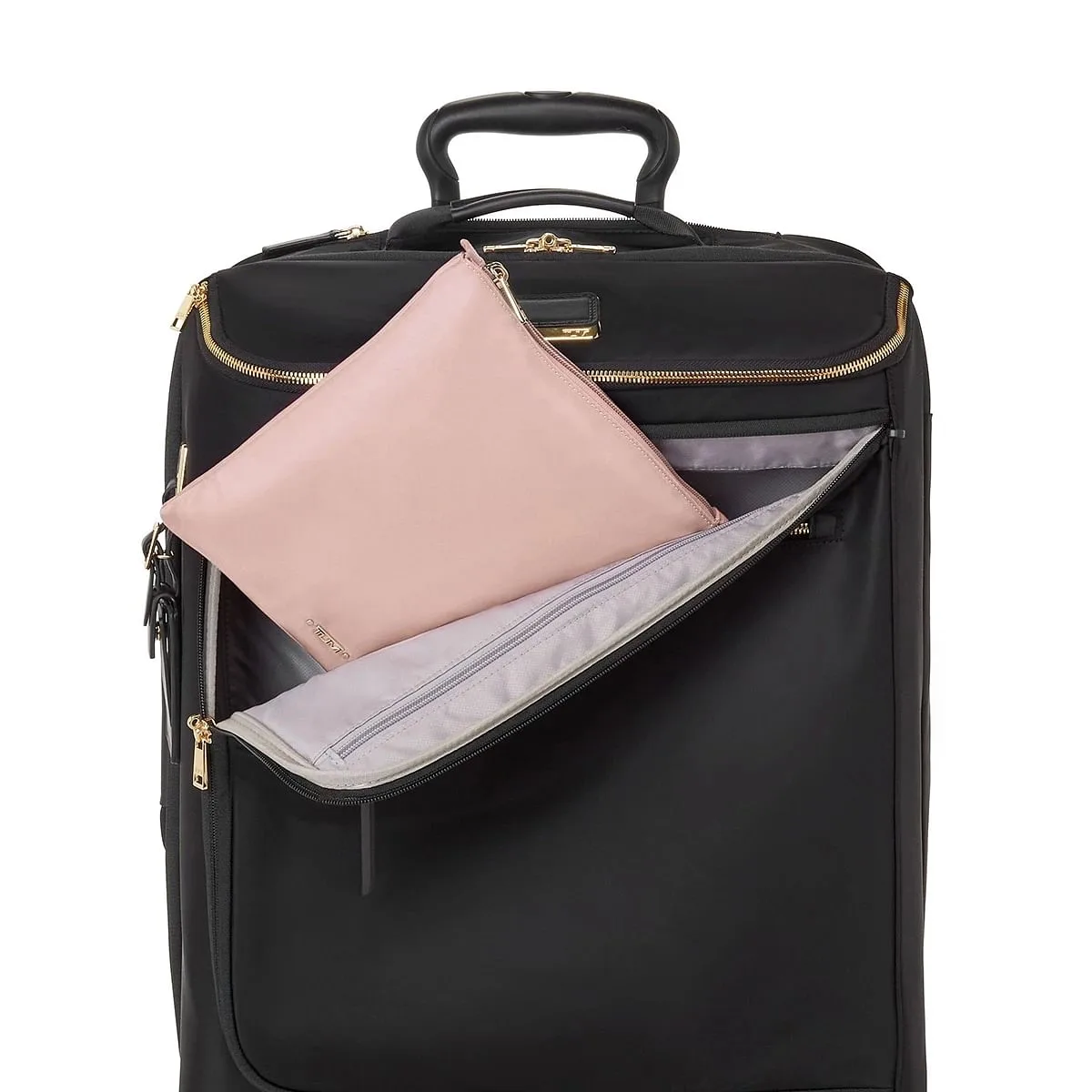 Voyageur Just In Case Tote   Kit Pouch Metallic Pink