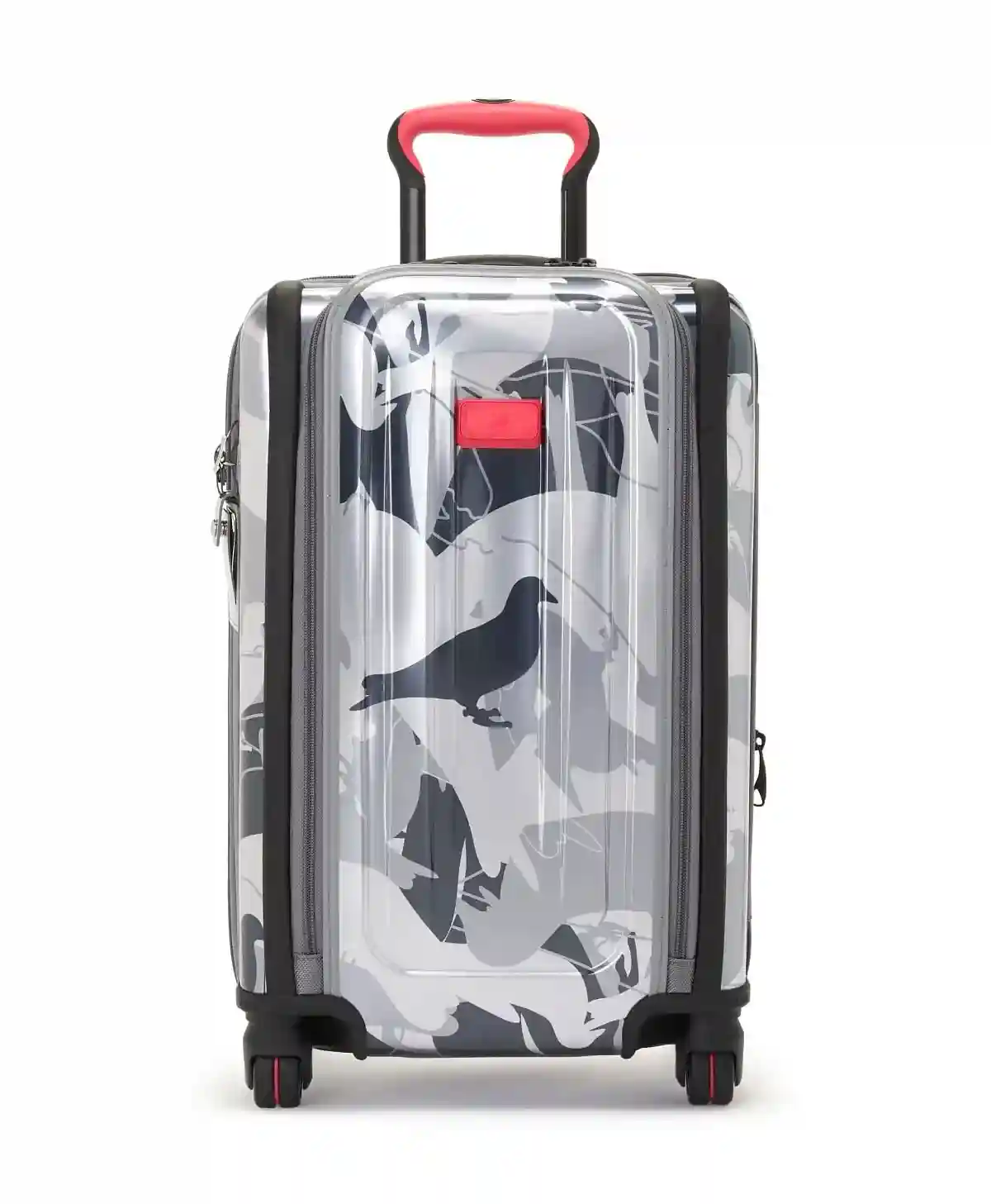 Staple International Expandable 4 Wheel Carry On Silver