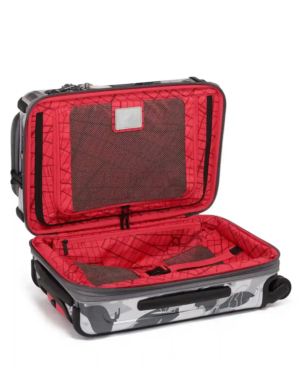Staple International Expandable 4 Wheel Carry On Silver
