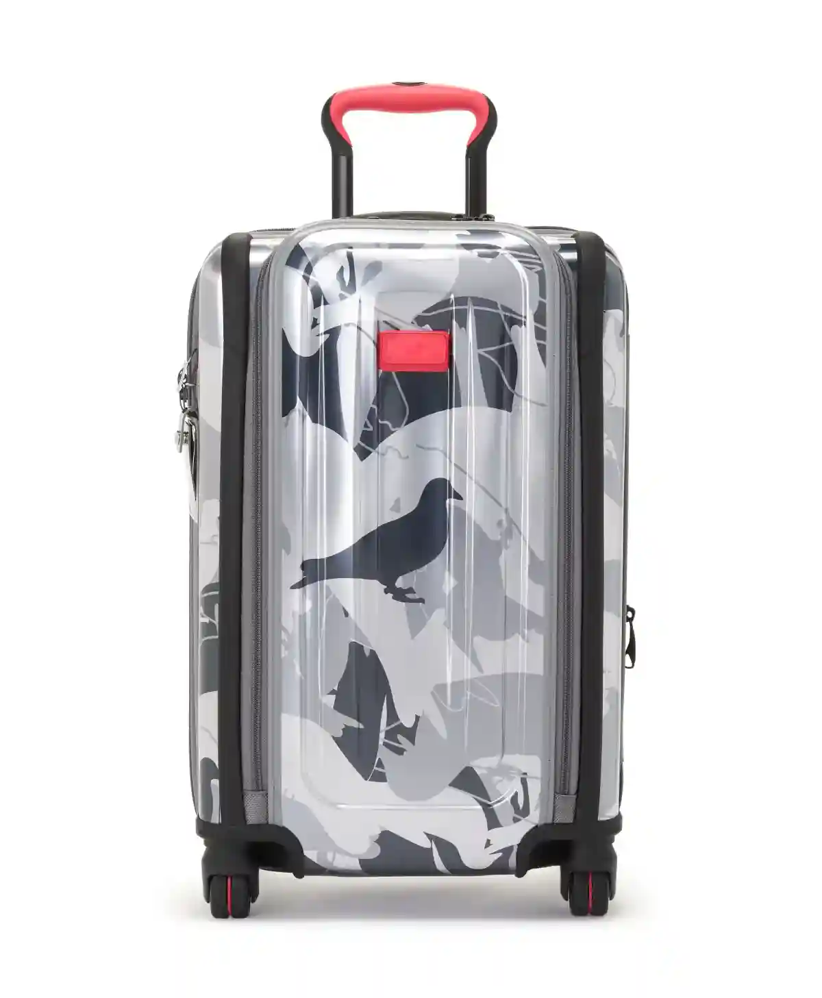 Staple International Expandable 4 Wheel Carry On Silver