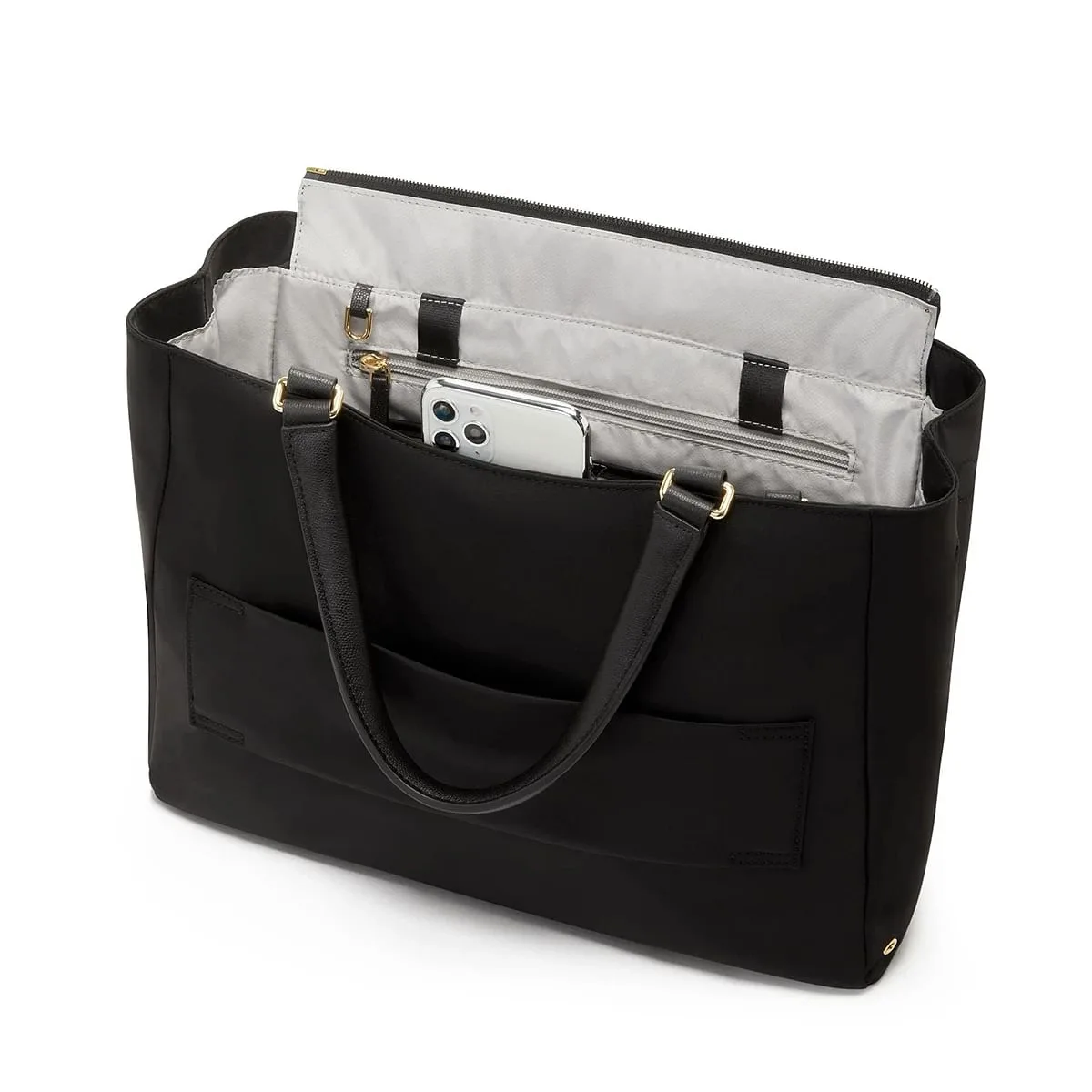 Valetta Medium Tote Black/Gold