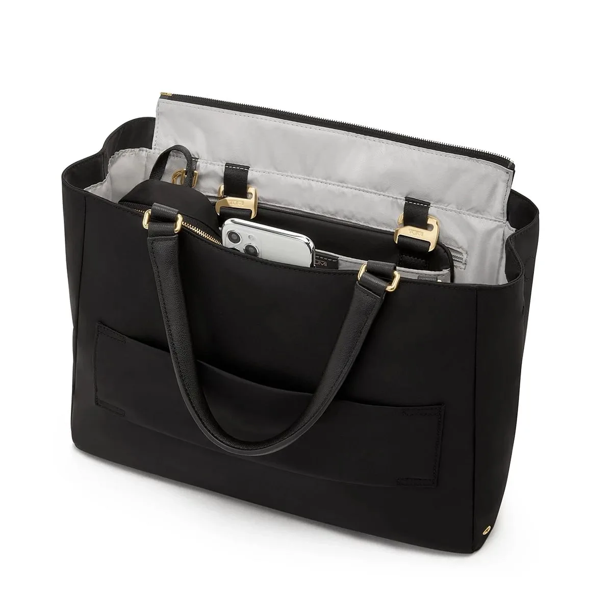 Valetta Medium Tote Black/Gold