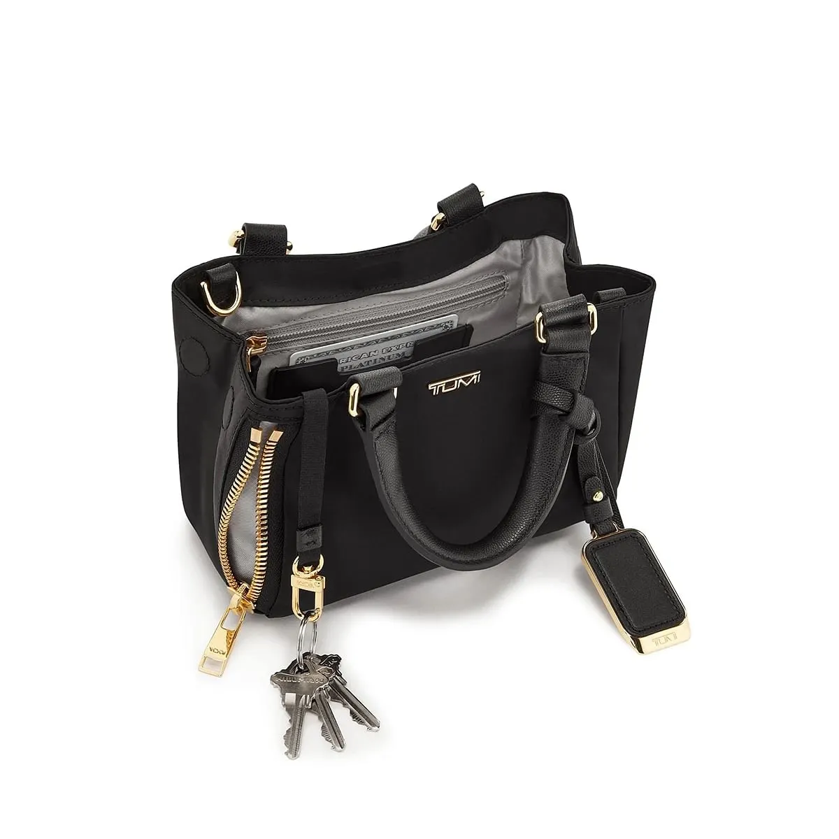 Valetta Micro Tote Black/Gold