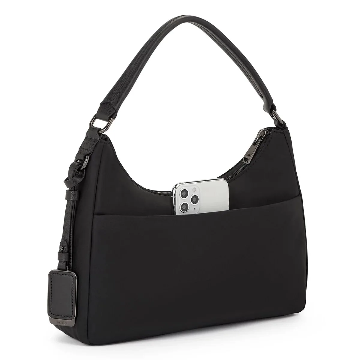 Adelaide Hobo Crossbody Black/Gunmetal