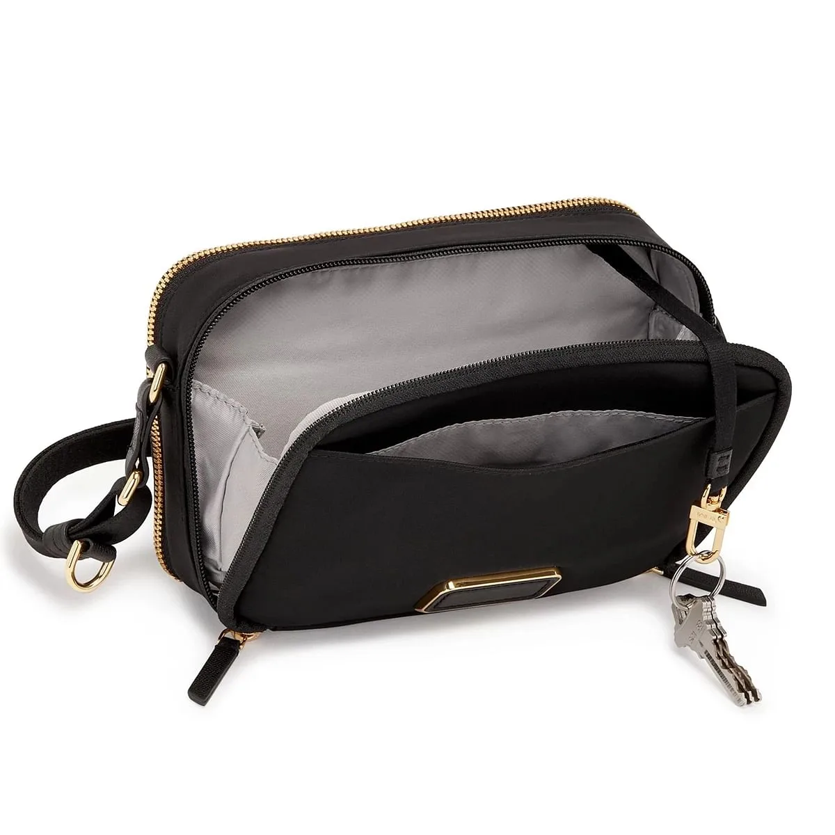 Langley Crossbody Black/Gold