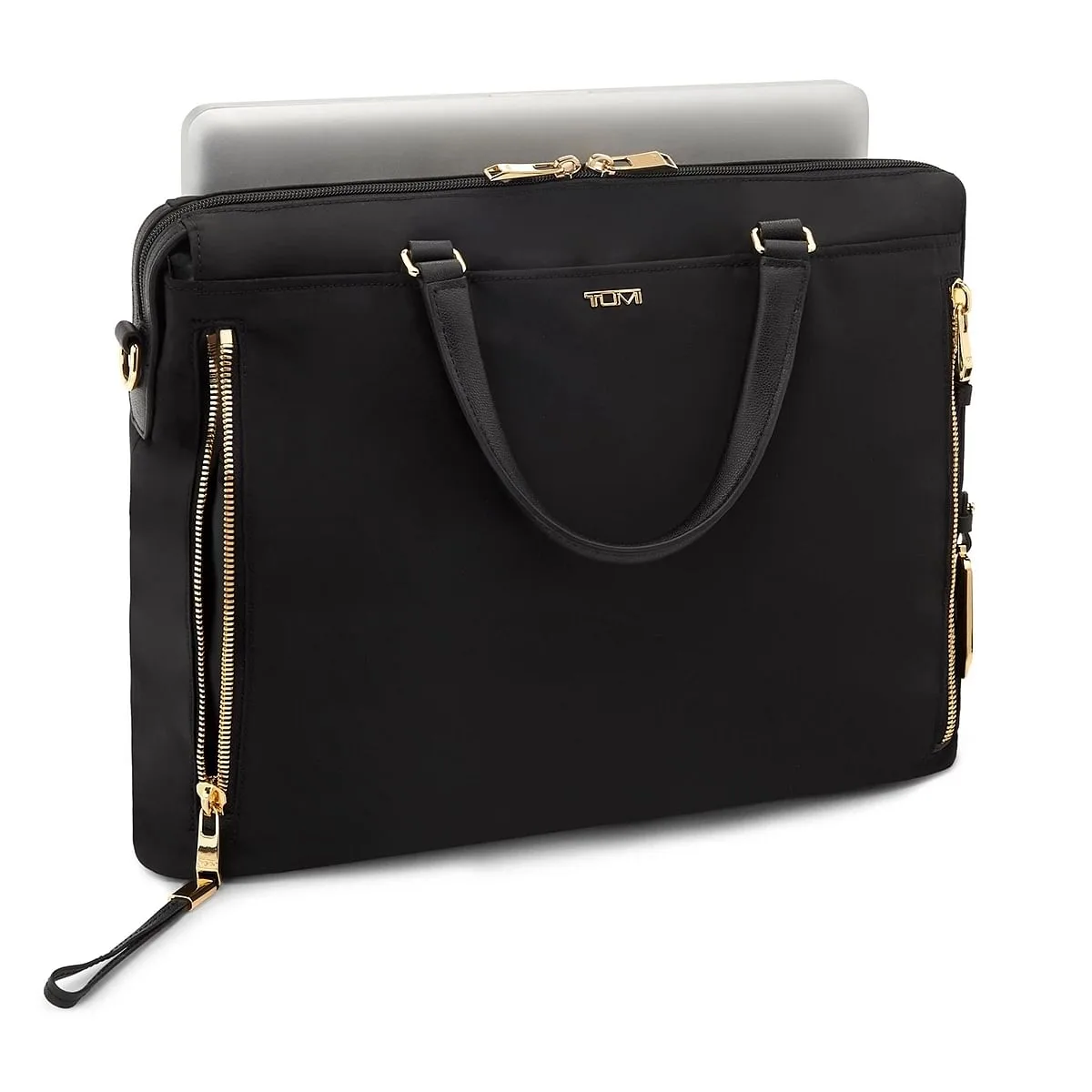 Kendallvile Top Zip Brief Black/Gold