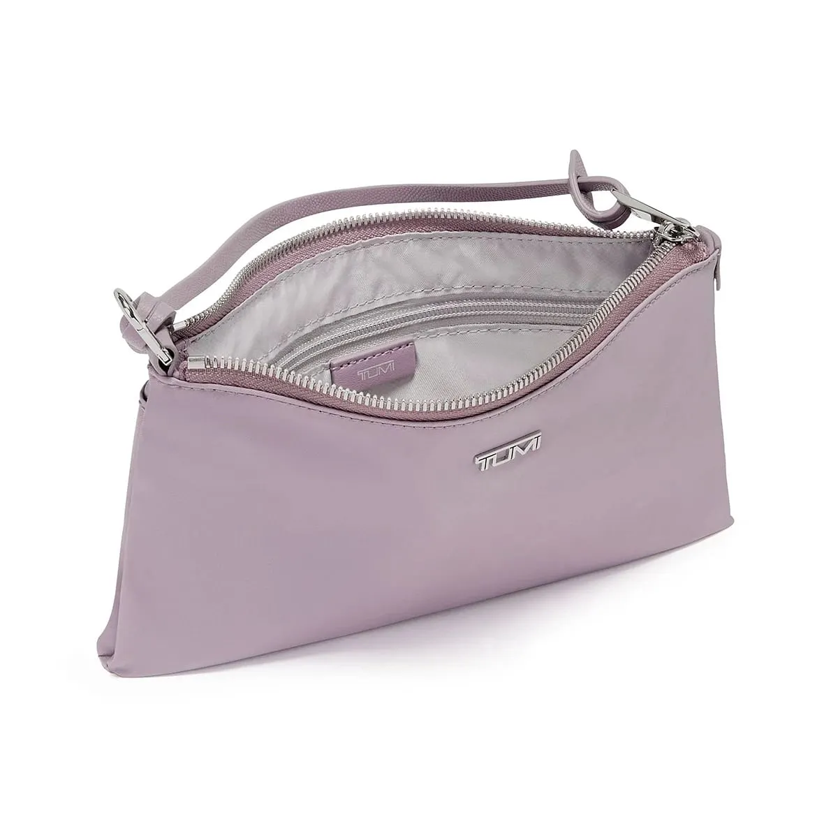 Ankara Wristlet Pouch Lilac