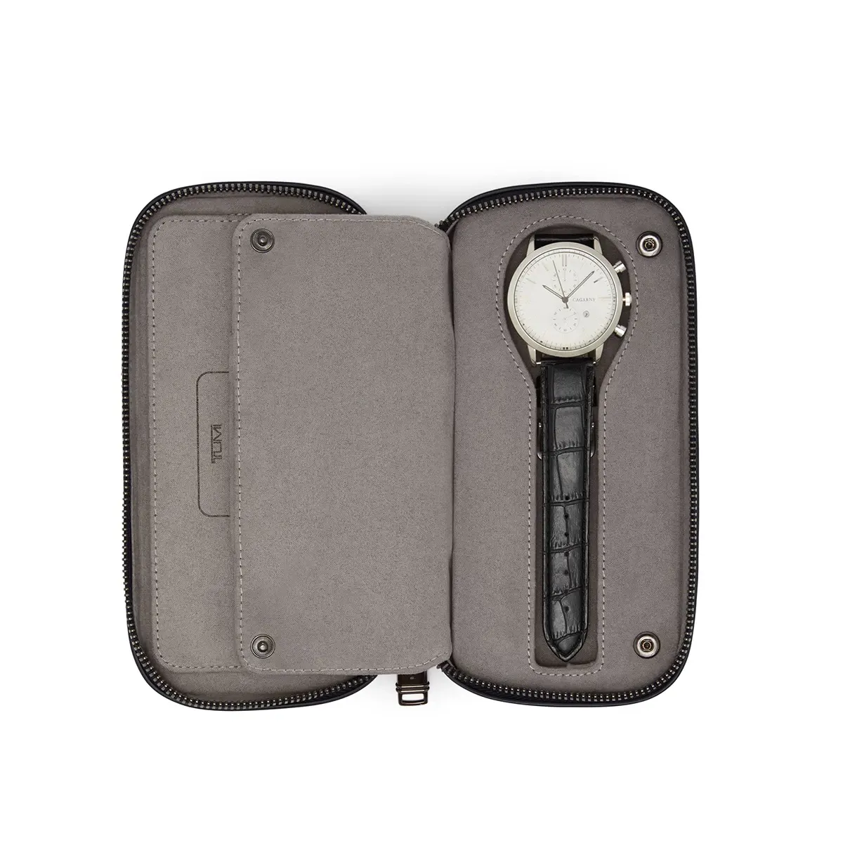 Nassau Slg Travel Watch Case Embossed