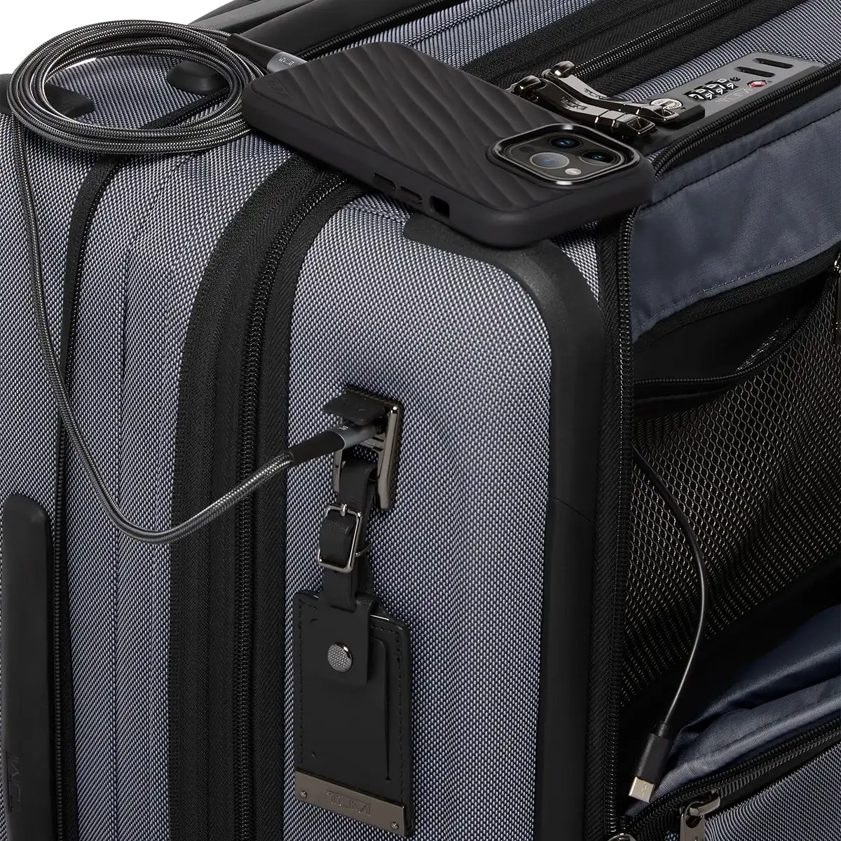 Alpha Cont Dual Access 4 Wheeled Carry-On