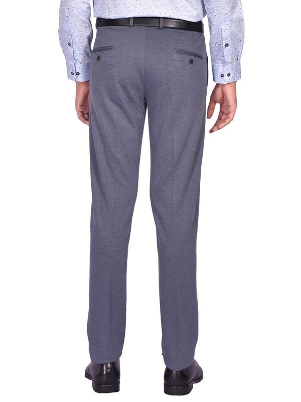 Turtle | Grey Prints Knitted Trouser 2