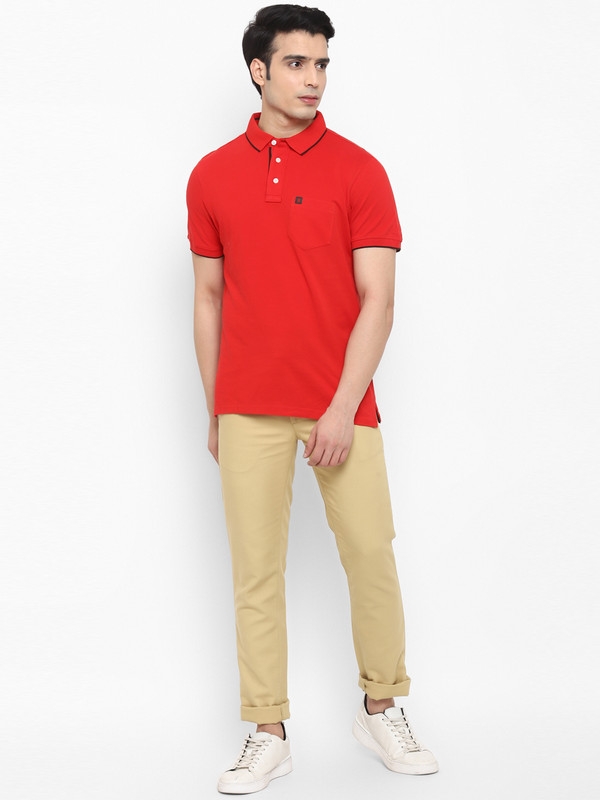 Turtle | Red Solid T-Shirt 1