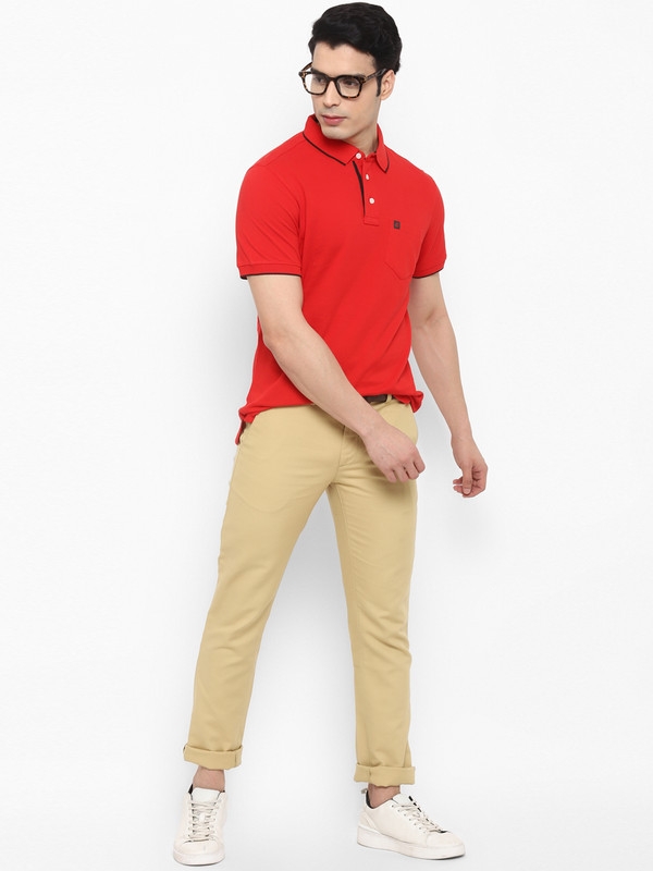 Turtle | Red Solid T-Shirt 2