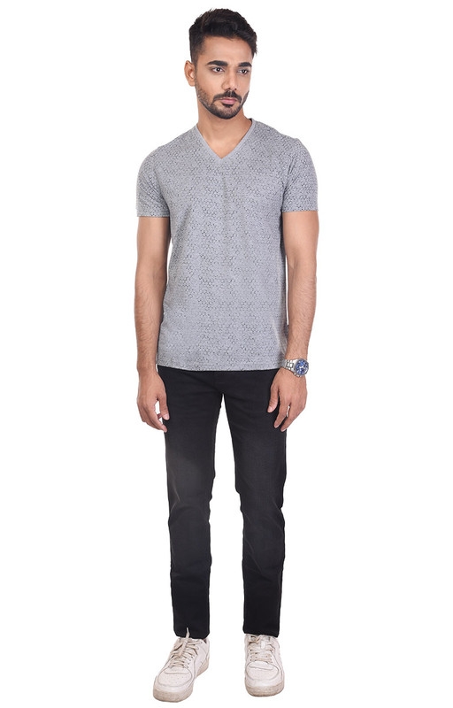 Turtle | Grey CREW KNITTED T - Shirt 3
