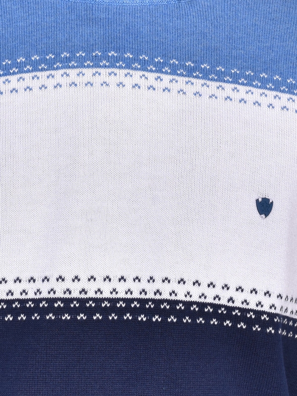 Turtle | Blue Colourblock Sweatshirt 1