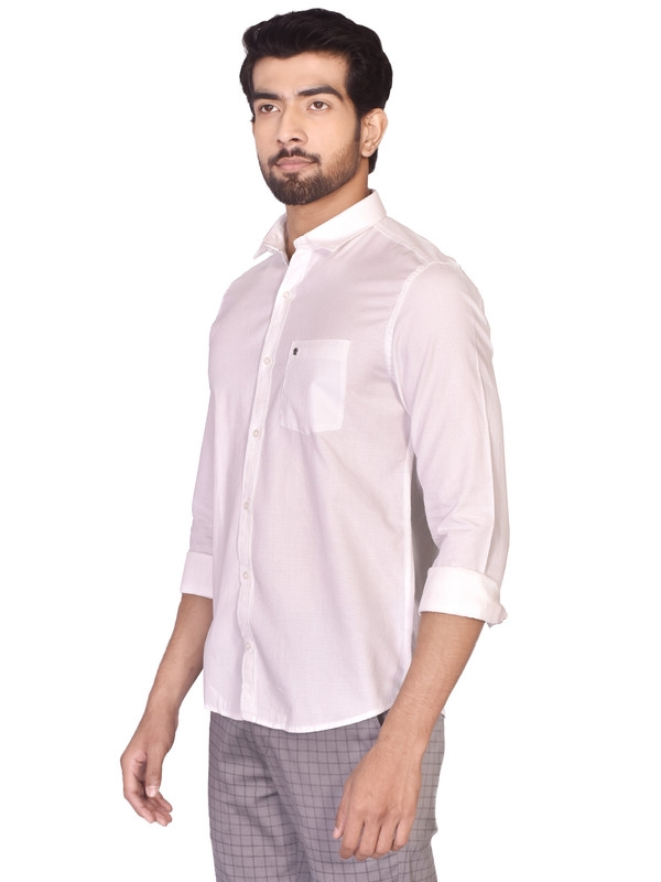 Turtle | White Relaxed Wash Dobby/Structure Shirt 2