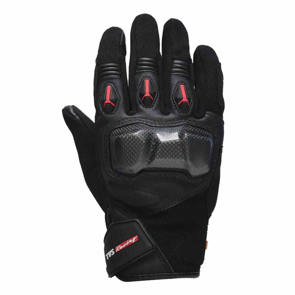TVS RACING | RIDING GLOVES P002 BLACK | MEDIUM
