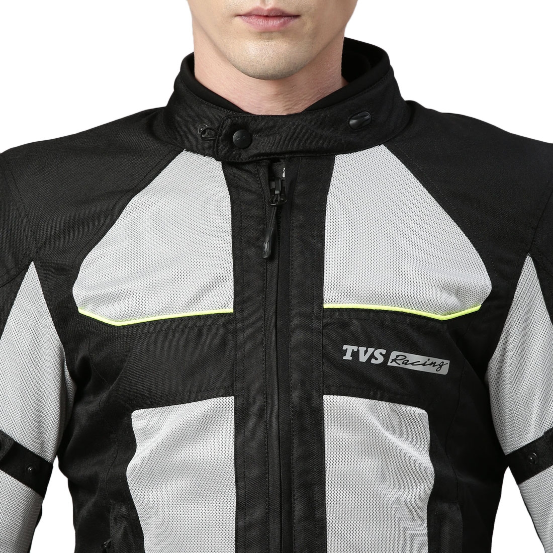 TVS Racing Asphalt Neon Riding Jacket | Buy online in India