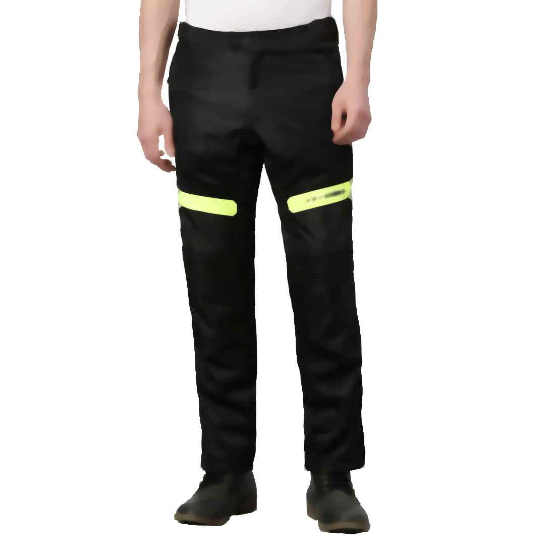 TVS Racing | Riding Pant | Black & Neon | Size Medium