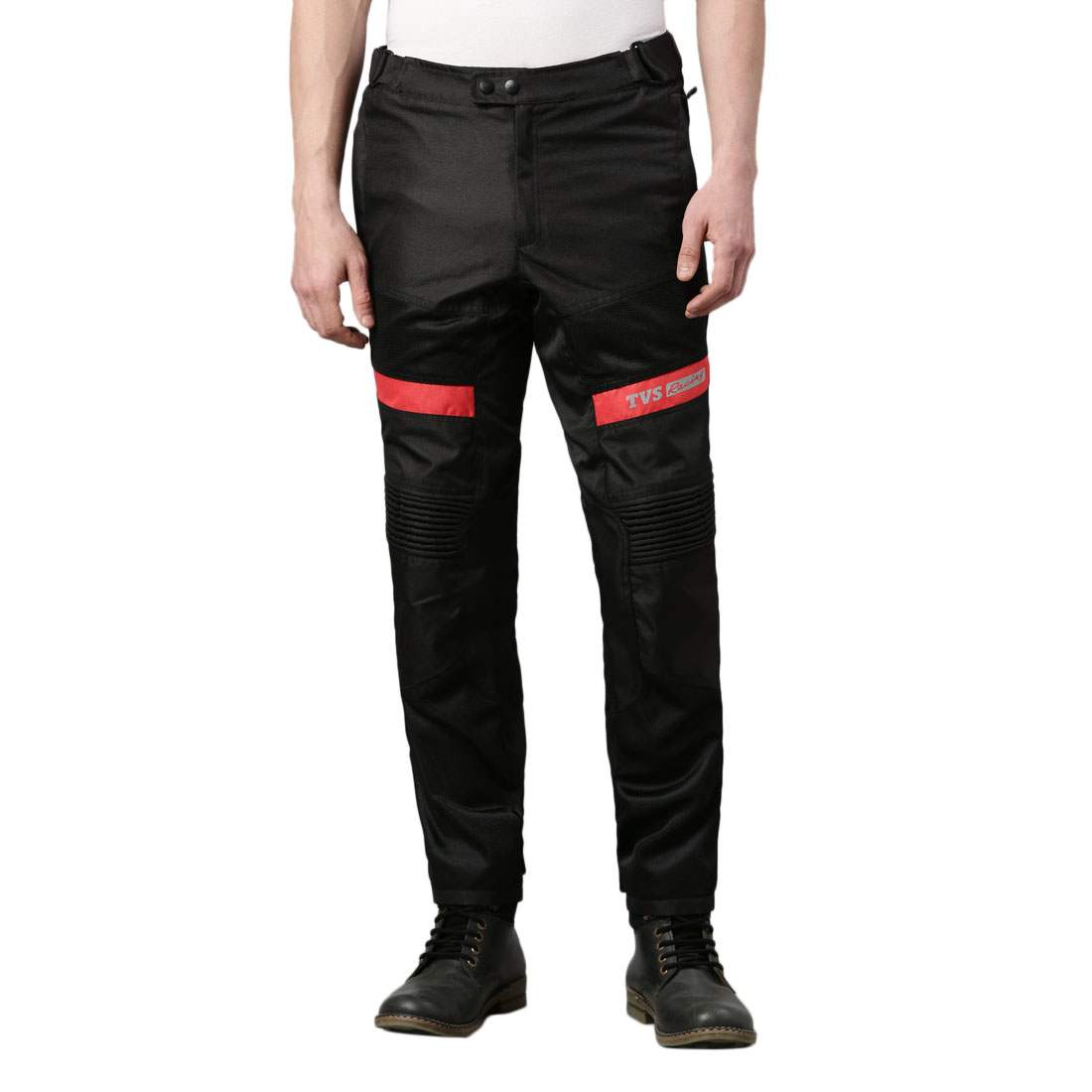 TVS Racing | Riding Pant | Black & Red | Size Medium