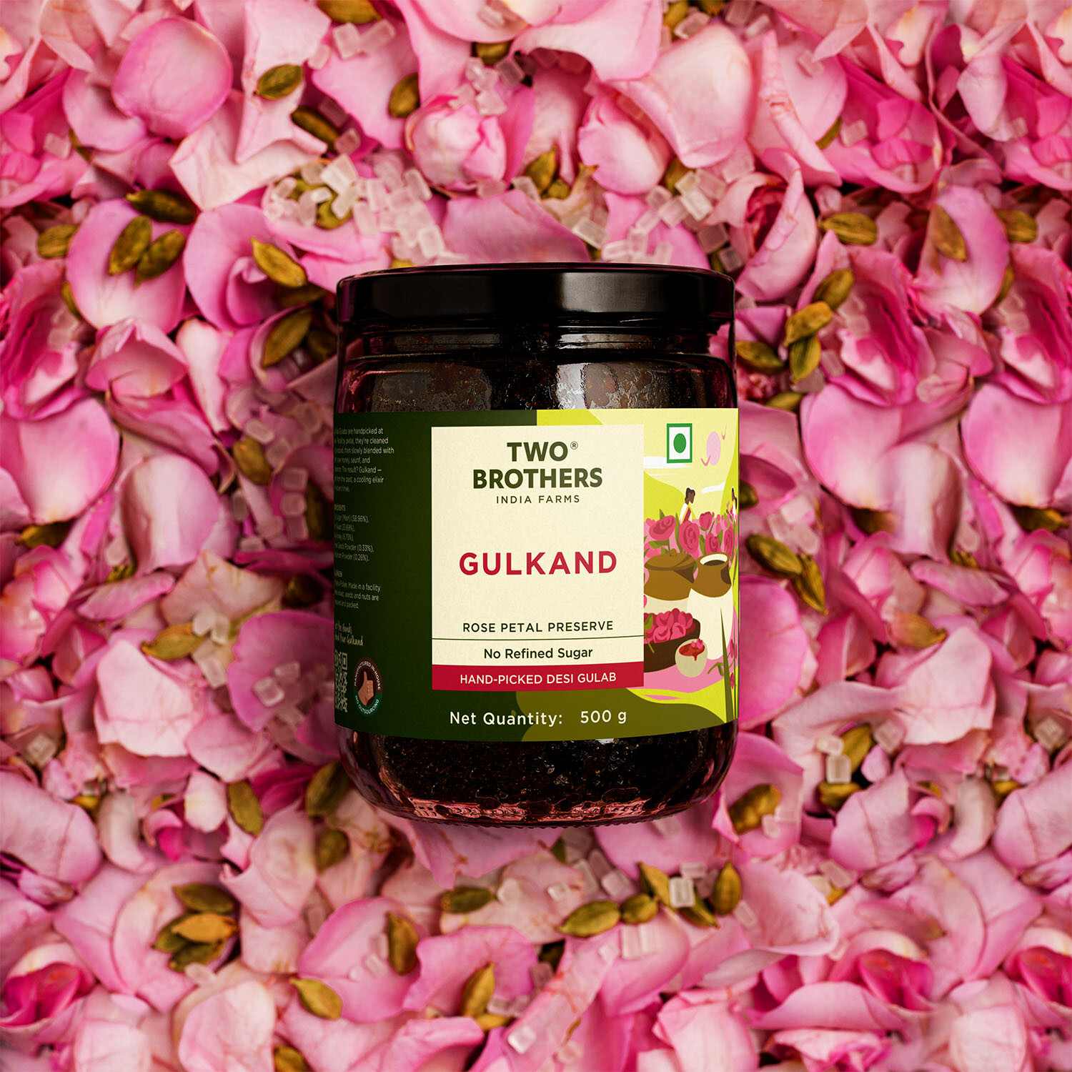 TBIF | Natural Gulkand | Rose Petal Jam Made Without Refined Sugar | 300 g